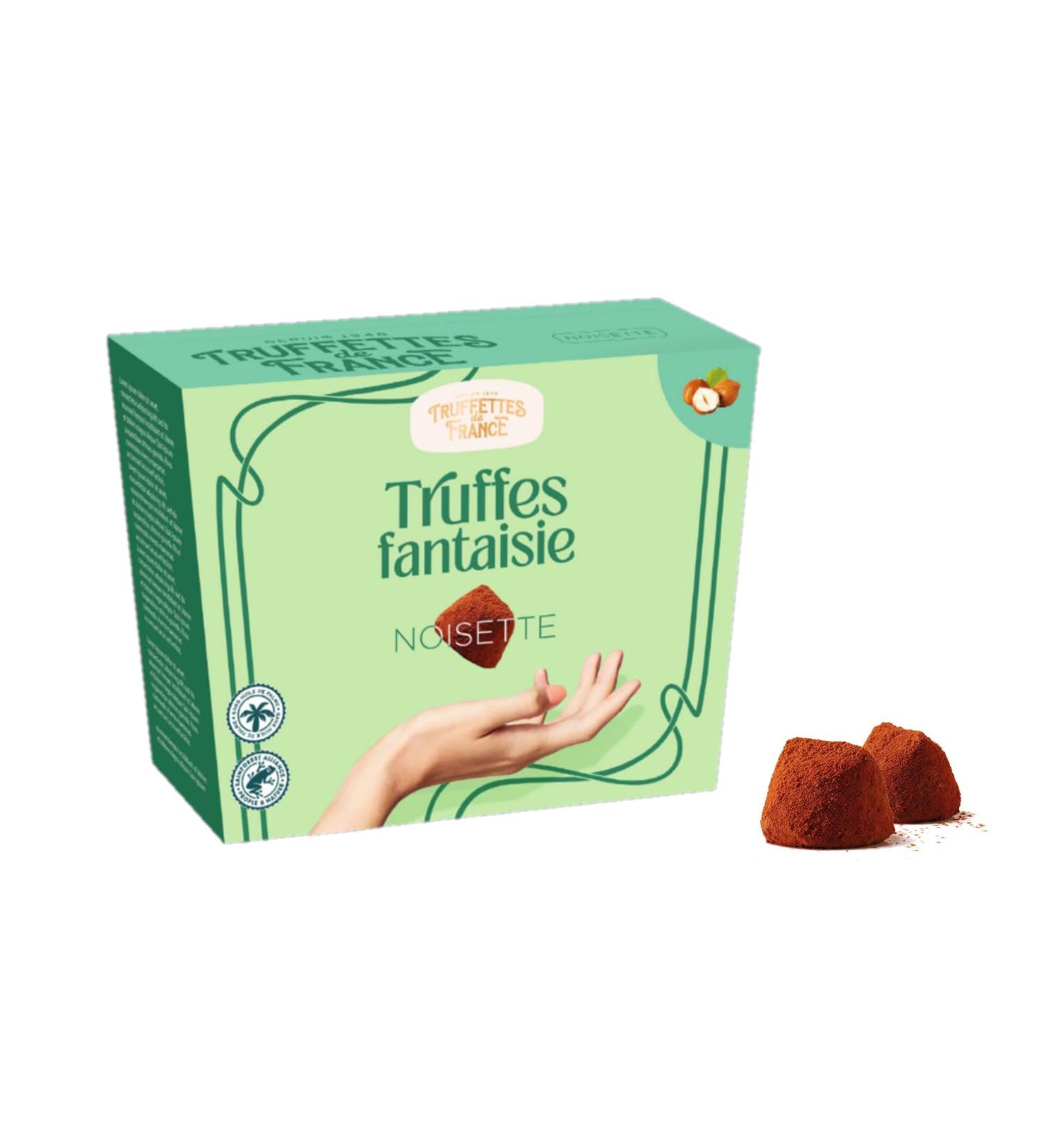 Truffettes de France | Hazelnut Truffles | Hazelnut Truffle Box | Chocolate Coated Cocoa | Fantasia Hazelnut Cocoa Truffles - 200 Gr - Buy Online on GoSupps.com
