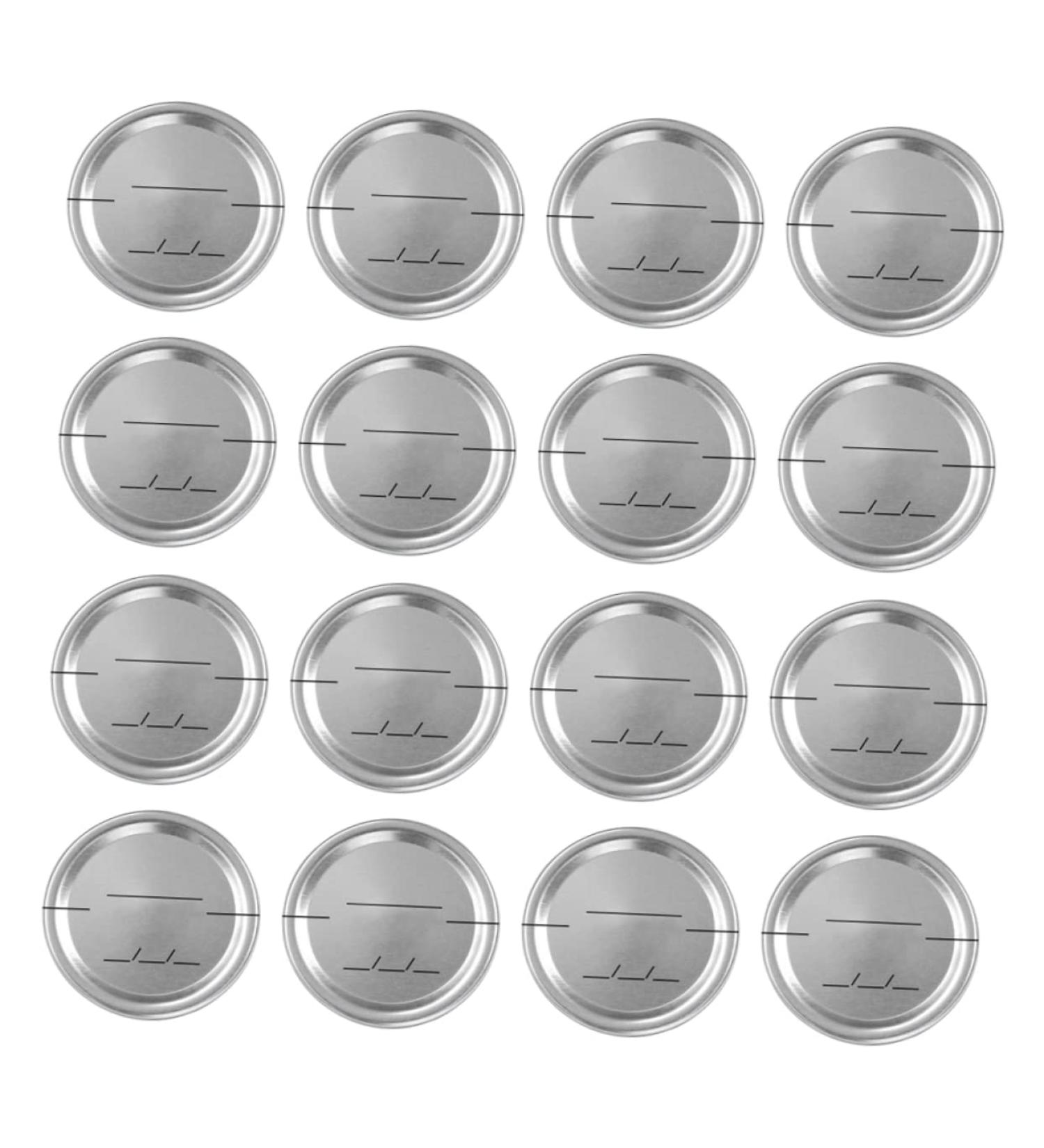 INOOMP 90 Pcs Mason Jar Lids Tinplate Date Discs Wide Jar Supplies Fishing Rod Pad Wide Jars Mouth Disc Coffee Things Lids Regular Mouth Coffee Supplies Jam Glass Bottle Cap Wide Mouth - Buy Online on GoSupps.com