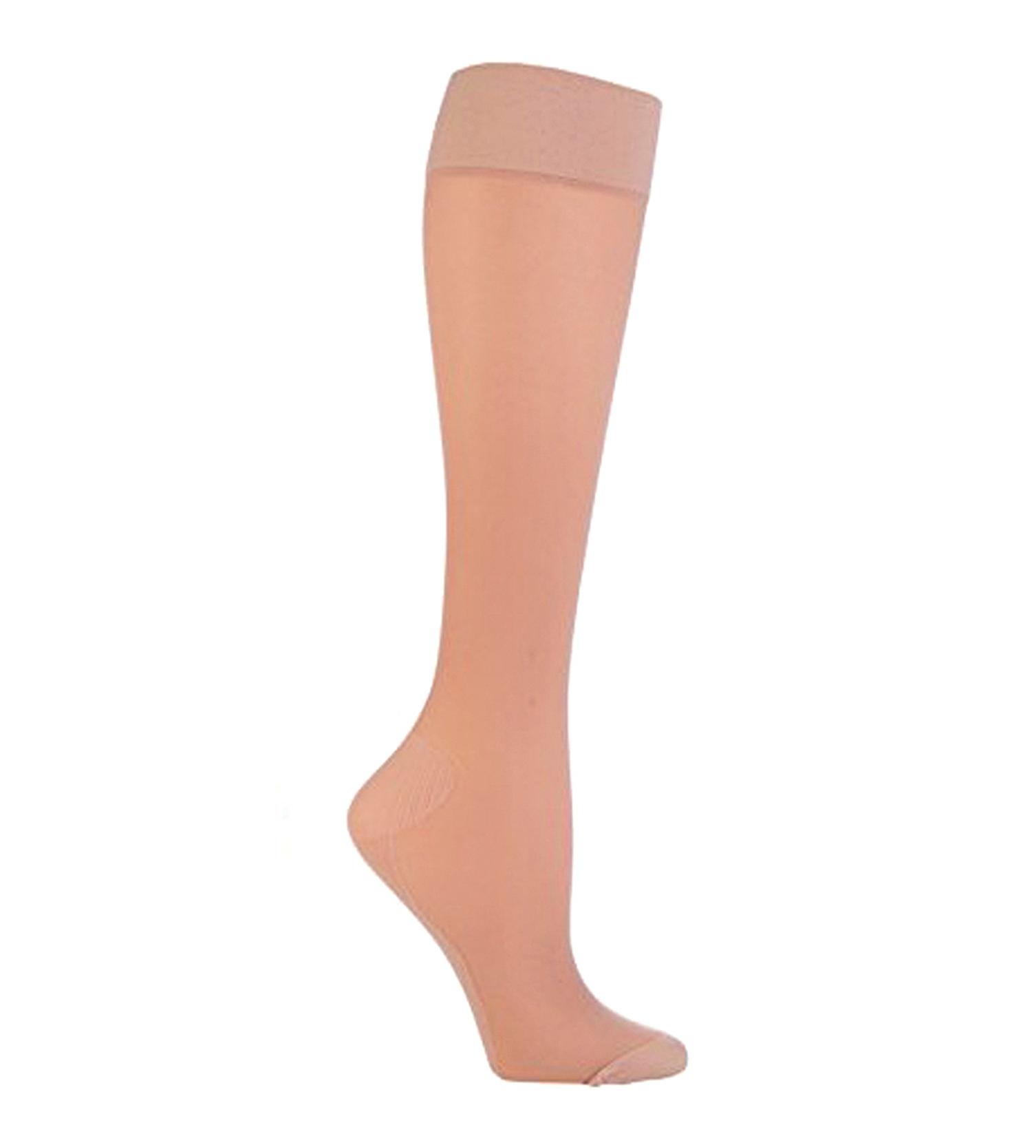 Compression Travel Socks for Men & Women | Supportive DVT Flight Socks - 40 Denier Black & Nature - Buy Online on GoSupps.com