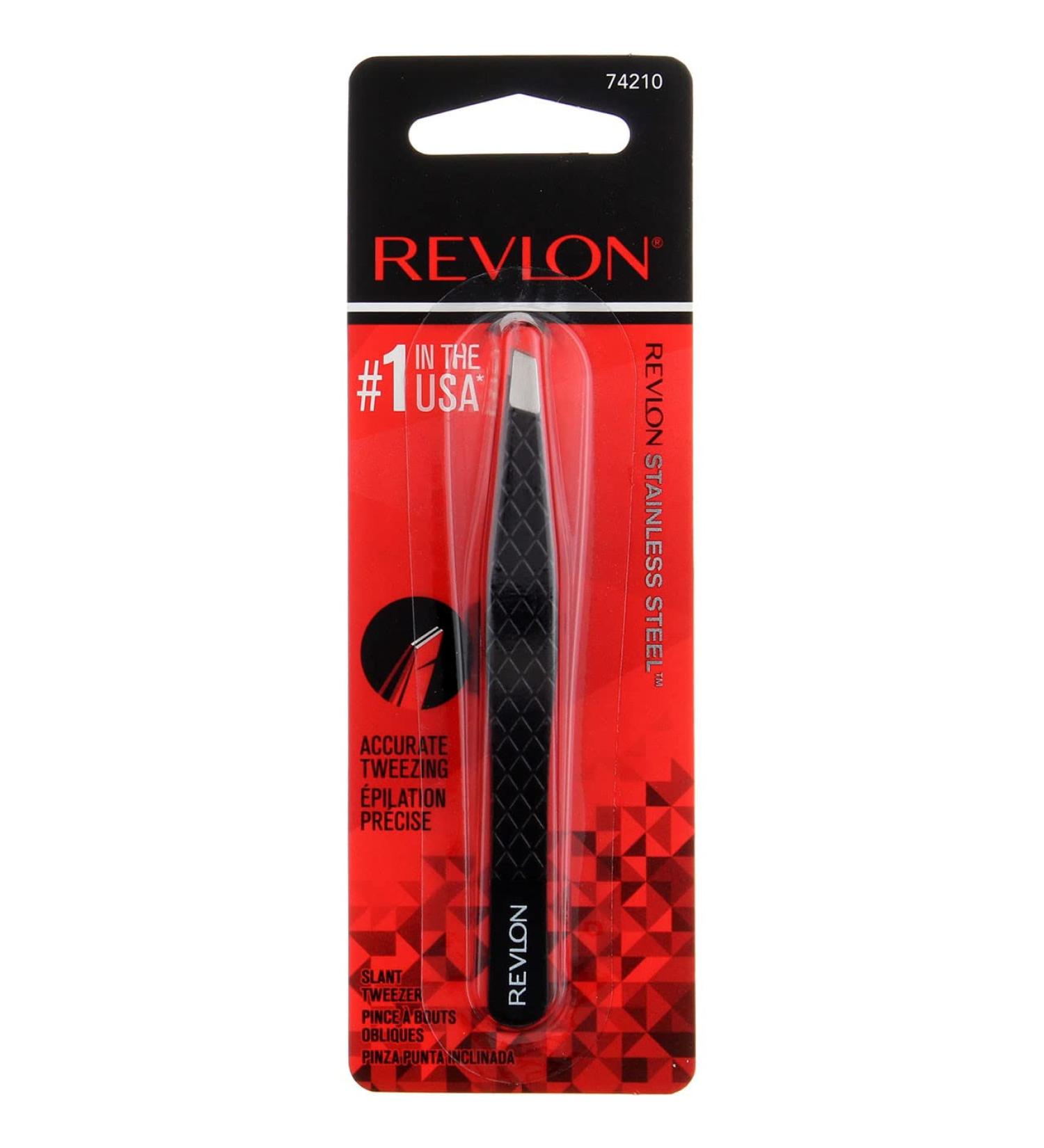 Revlon Expert Tweezer Slant Tip 5-Pack - Precision Slant Tweezers - Buy Online on GoSupps.com