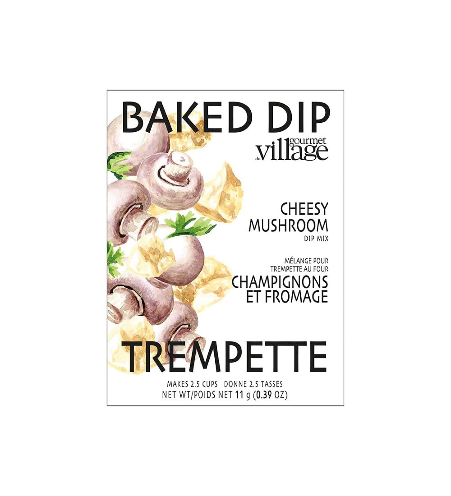 Gourmet du Village Cheesy Mushroom Baked Dip Mix - Buy Online on GoSupps.com