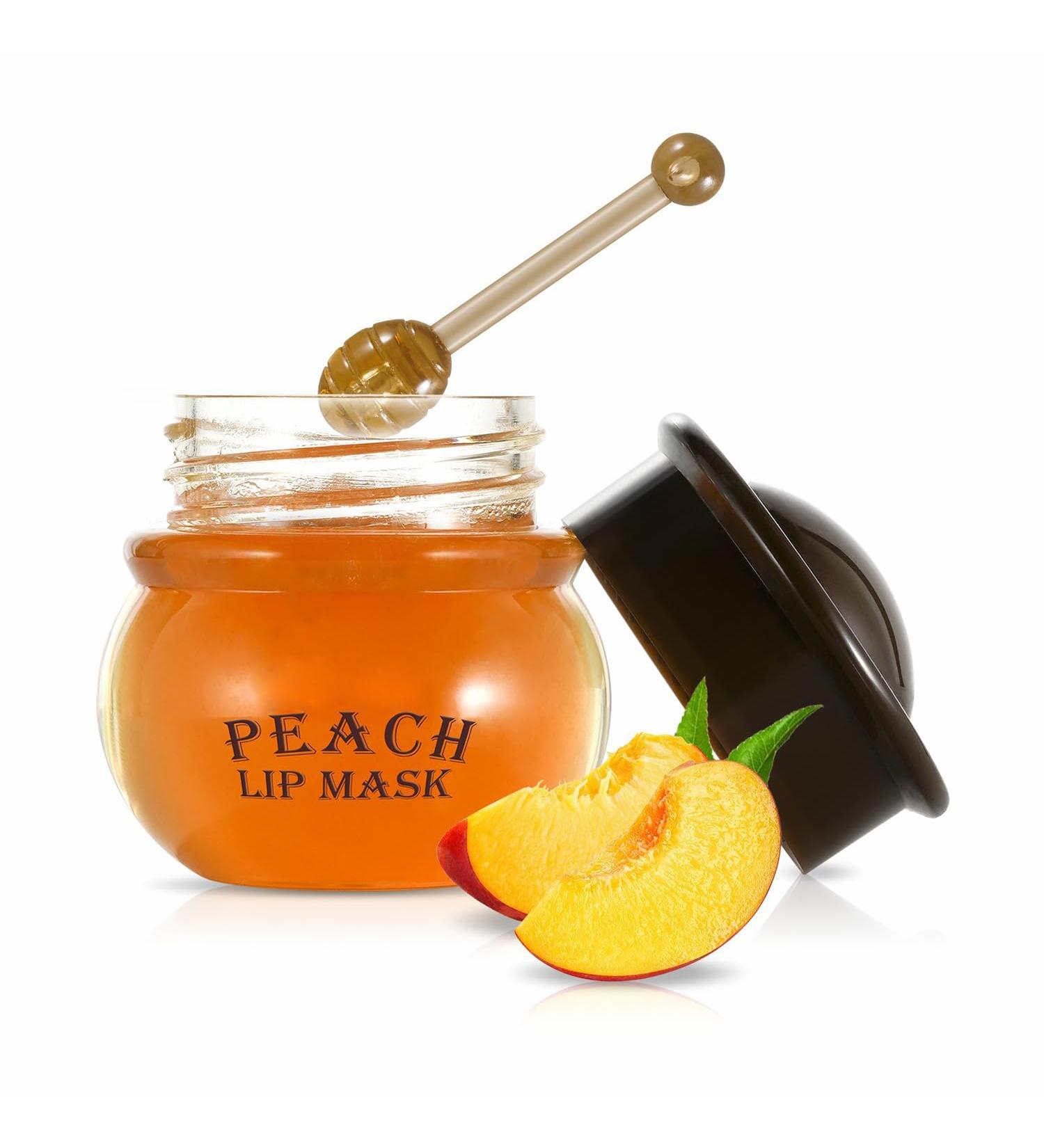 Lip Mask Lip Balm Moisturize and Prevent Dry and Chapped Lips Exfoliating Repair Lips (Peach) - Buy Online on GoSupps.com