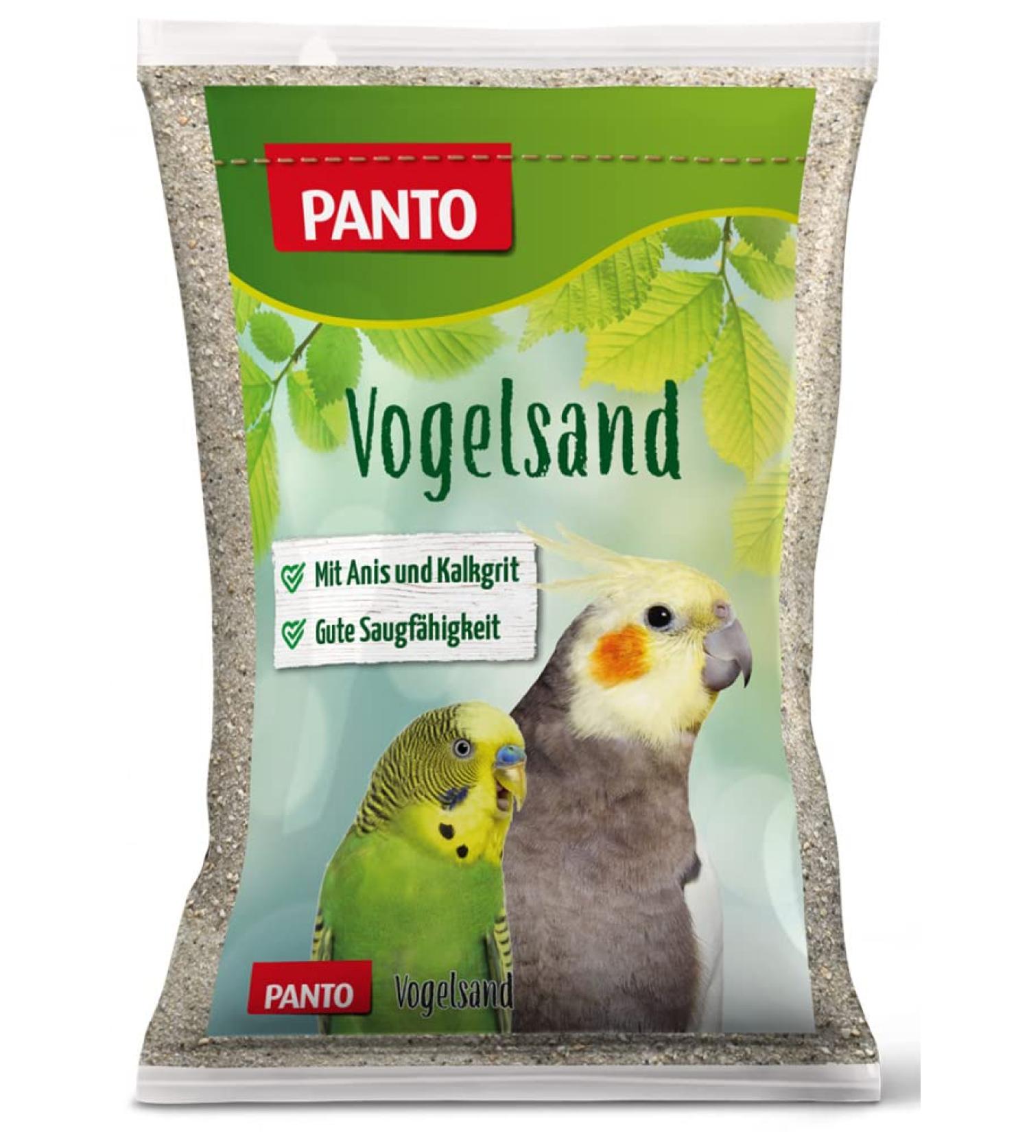 PANTO bird sand with anise and shell lime litter bird bath 2.5kg