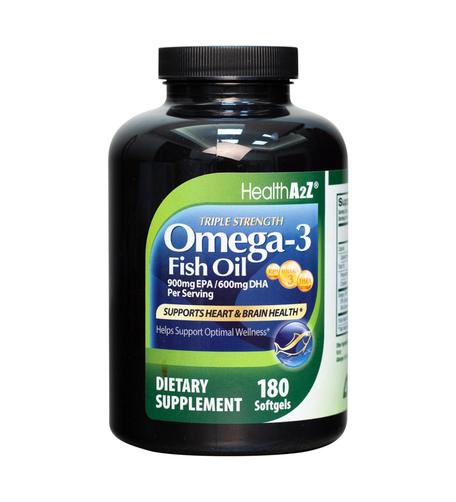 Omega 3 Fish Oil high protency 180 ct - Buy Online on GoSupps.com