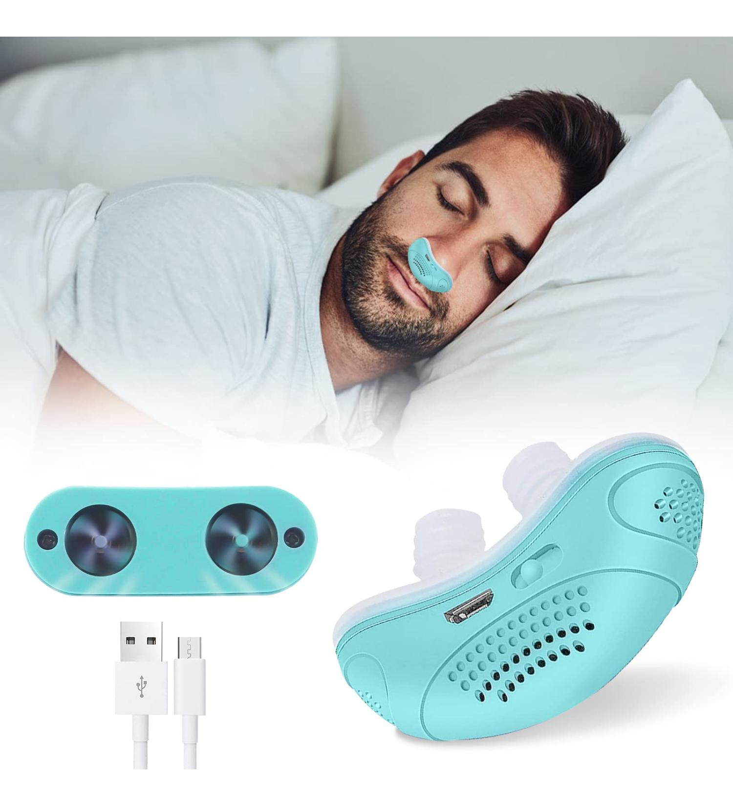 Electric Anti Snoring Device for Men and Women - Mini Sleep Aid for Blocked Nostrils - Wind Speed Anti Snoring Solution - Suitable for All Nose Shapes - Buy Online on GoSupps.com