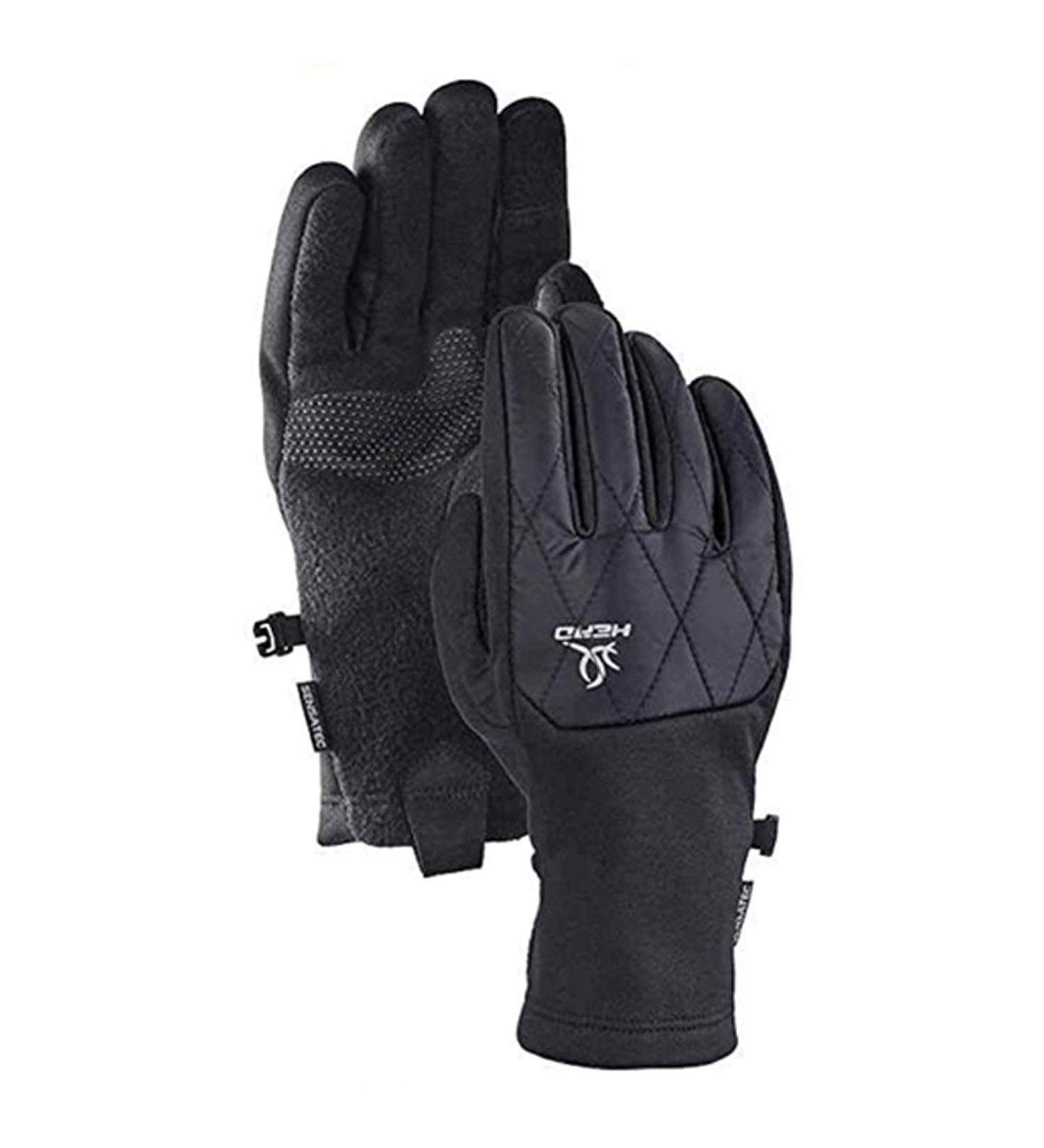 HEAD Women's Hybrid Glove, Cold Weather Running Gloves Small Black