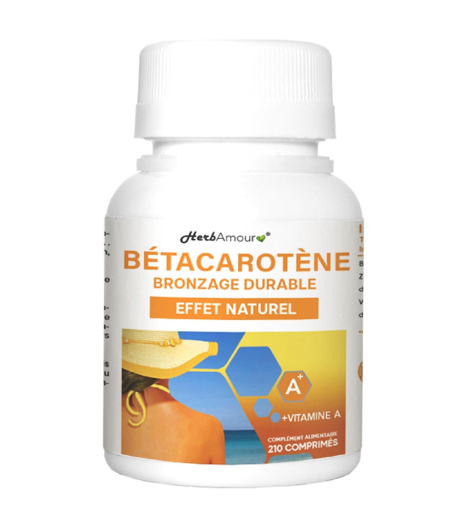 BETACAROTENE FOR STRONG TANNING | 210 Tablets (Stock For 7 Months)| Beta Carotene High Dose To Accelerate Tanning Dry Carrot Extract With Vitamin A | Gluten And Lactose Free - Buy Online on GoSupps.com