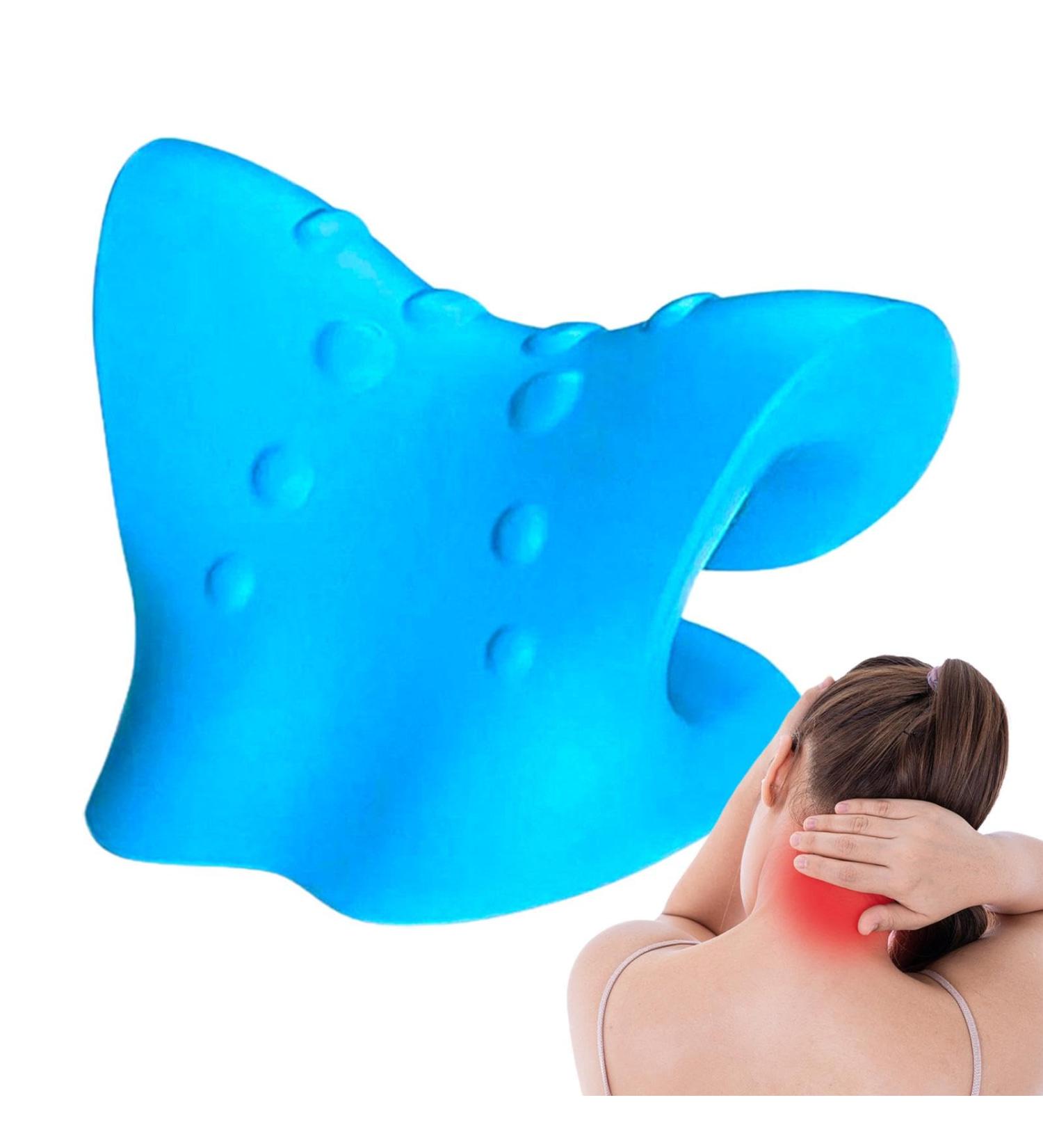 Muflydo Neck and Shoulder Relaxer Soft Cervical Traction Neck Stretch Neck Stretcher Cervical Traction Device Shoulder Relaxer Traction Pillow for Muscle Relaxation - Buy Online on GoSupps.com
