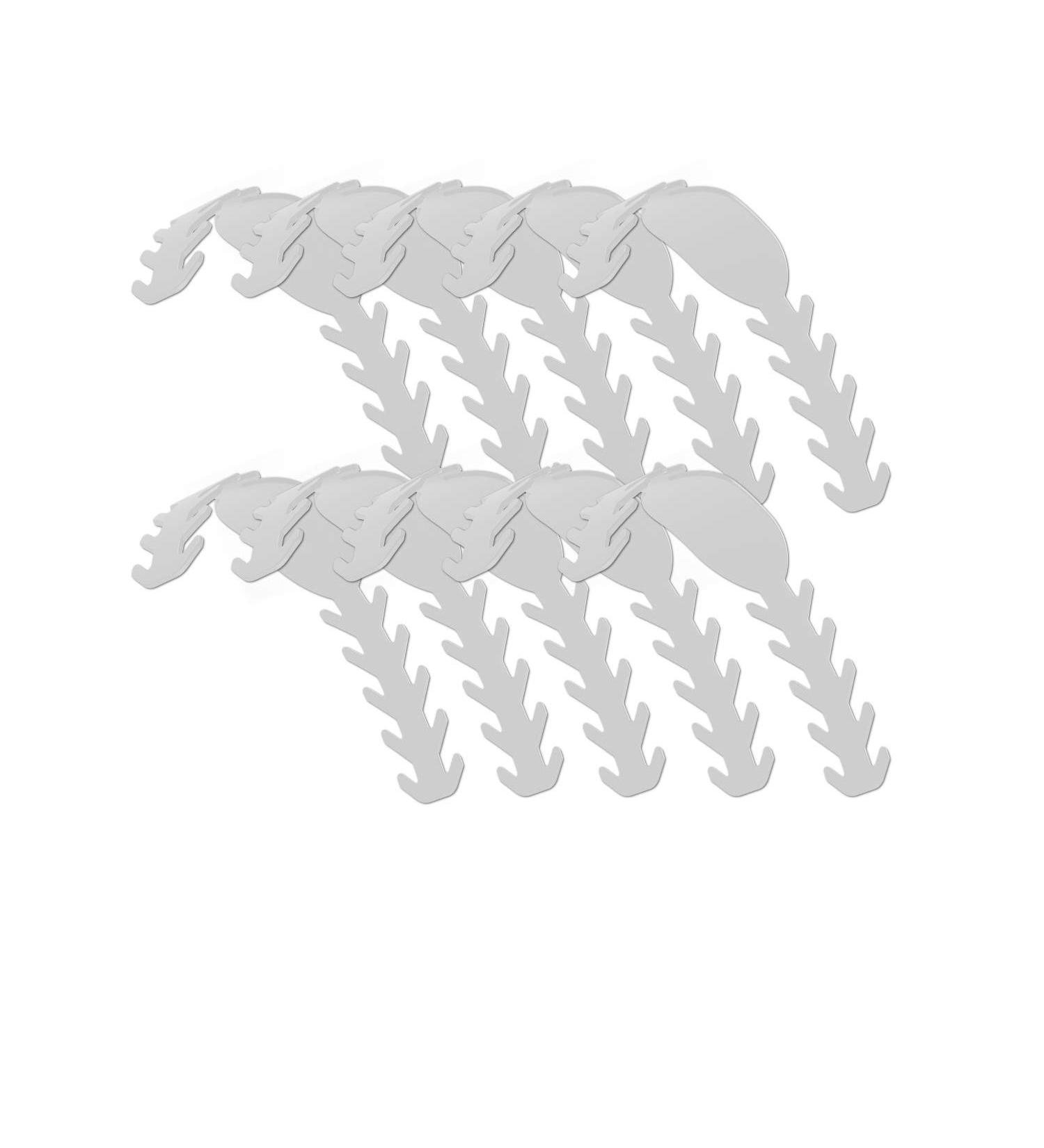 10x Elastic Mask Holder for Comfort & Protection | Adjustable Reusable Mask Extender - White - Buy Online on GoSupps.com