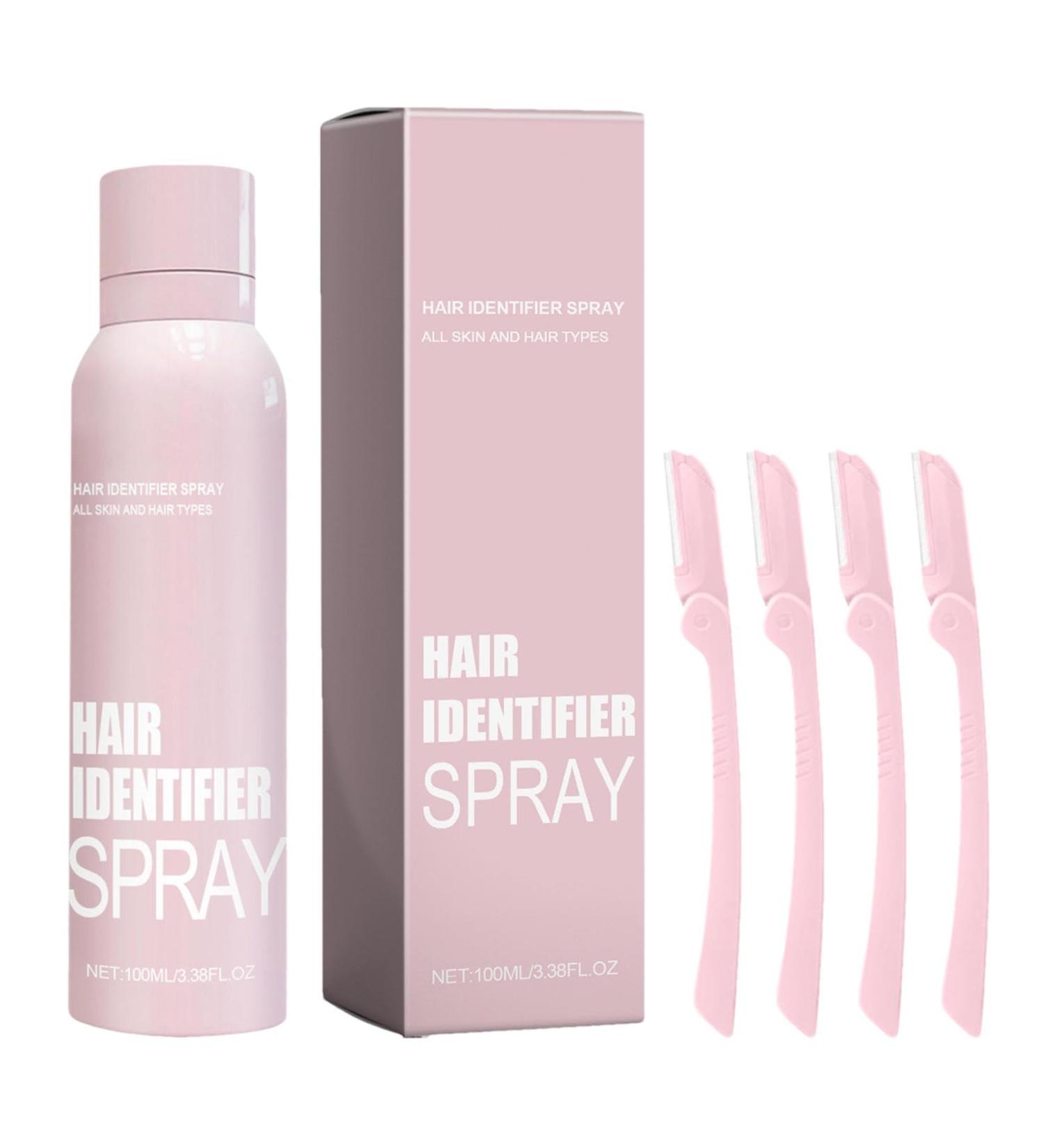 Hair Identifier Spray For Face Shaving 2024 Face Hair Identifier Spray For Dermaplaning Moisturizing And Skin Care Dermaplaner Set Spray Hair Removal And Soothing Spray-100ML 100ml*2 - Buy Online on GoSupps.com