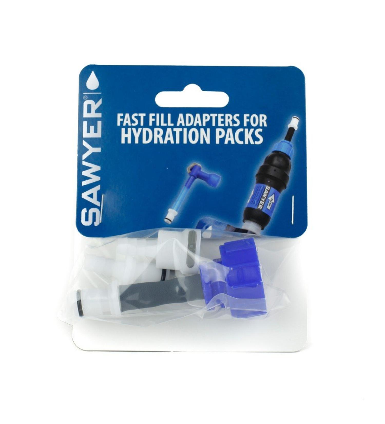 Sawyer Products SP115 Fast Fill Adapters for Hydration Packs Blue/White ,One Size
