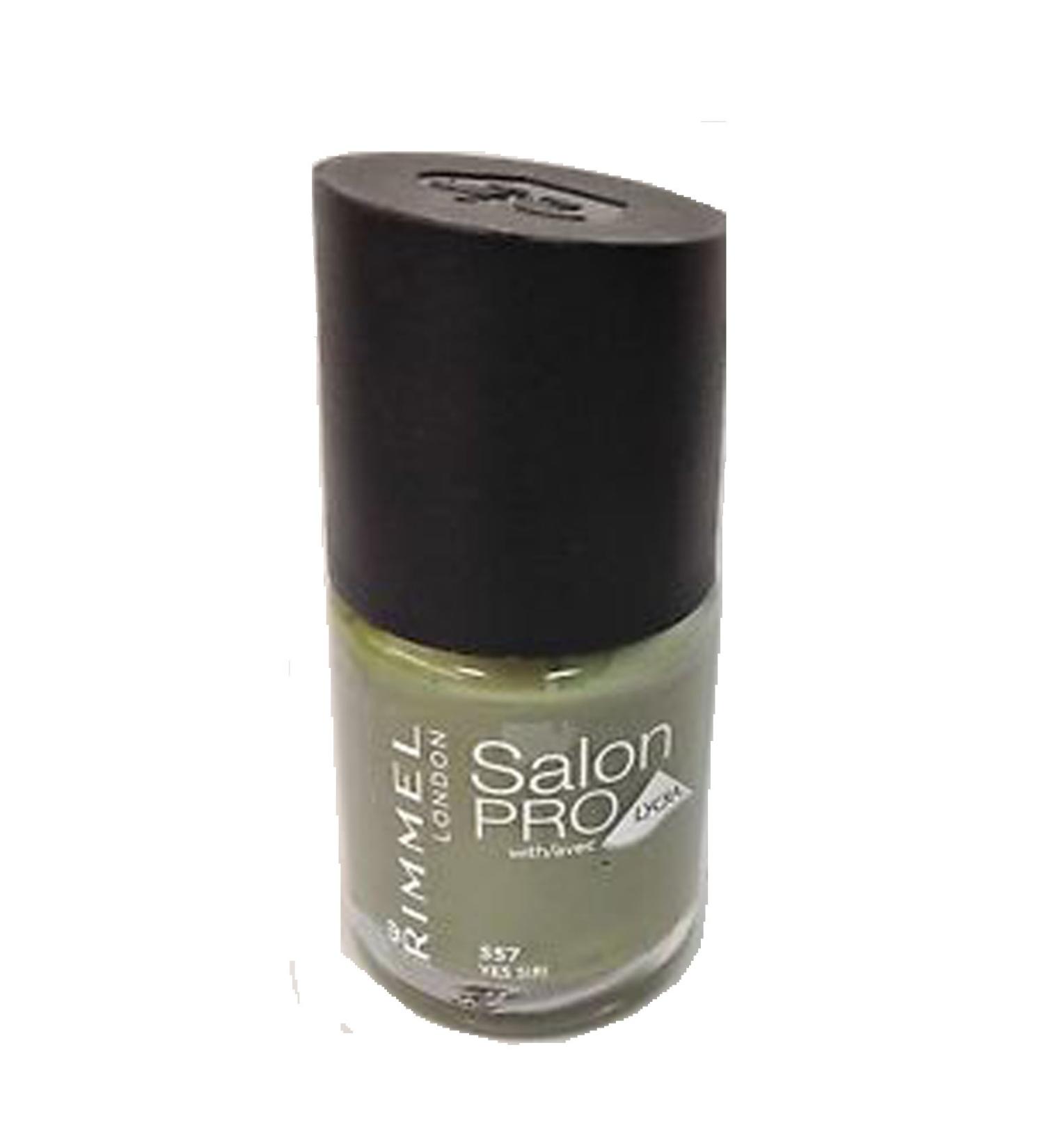 RIMMEL SALON PRO NAIL COLOUR WITH LYCRA 12ml - 557 YES SIR!