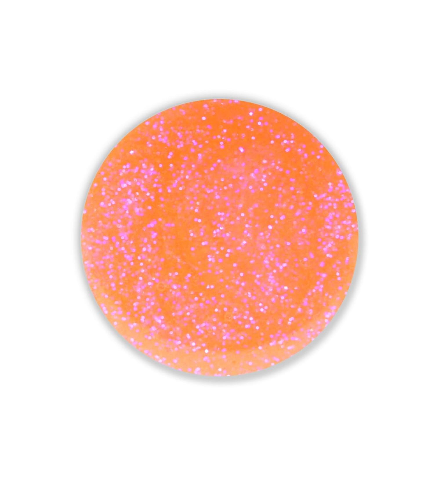 UV Colour Fusion Glitter Gel - mandarina plum (orange-blau mix) 5ml