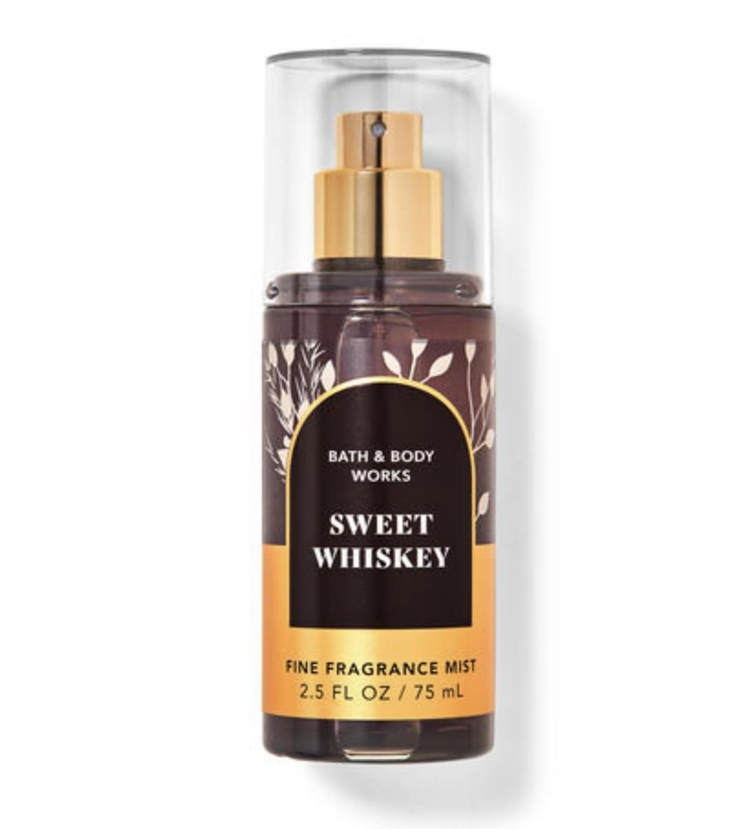 Bath & Body Works Fine Fragrance Mist Travel Size Mini Purse Spray 2.5 Ounce (Sweet Whiskey)