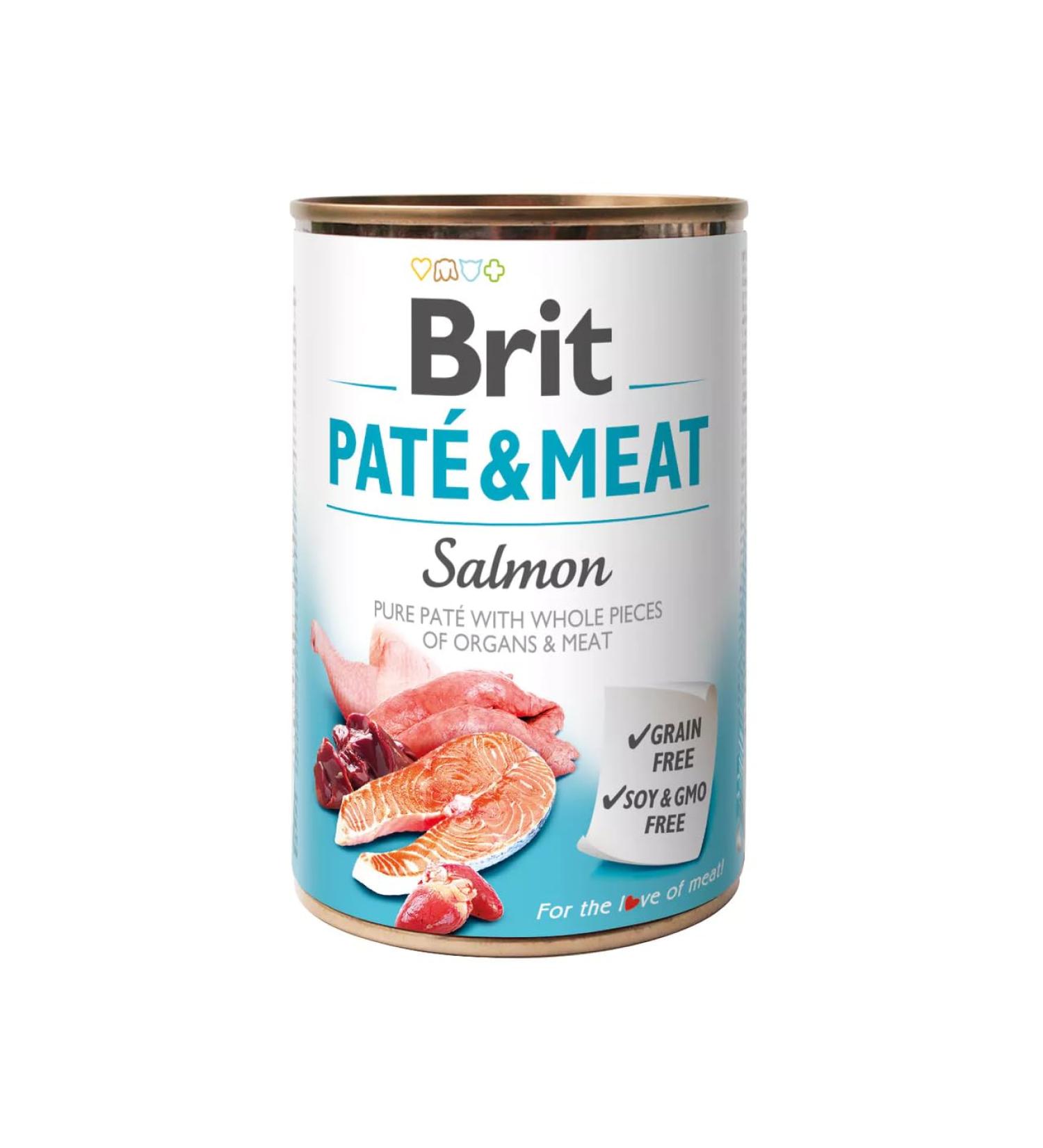 Wet food for dogs VAFO PRAHA sro Brit Can 800g Pate & Meat Salmon / 6 - Buy Online on GoSupps.com
