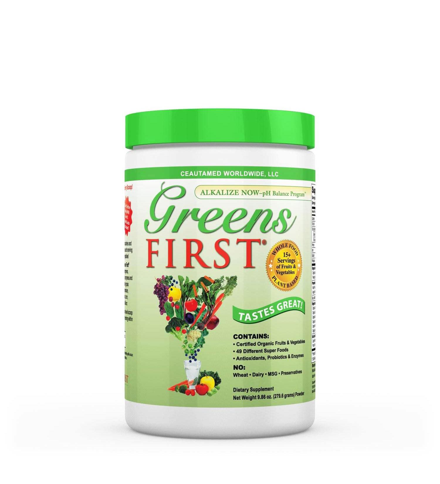 Greens First Original - Premium Superfood Powder (9.95 oz  282 g) for Optimal Health - Buy Online on GoSupps.com