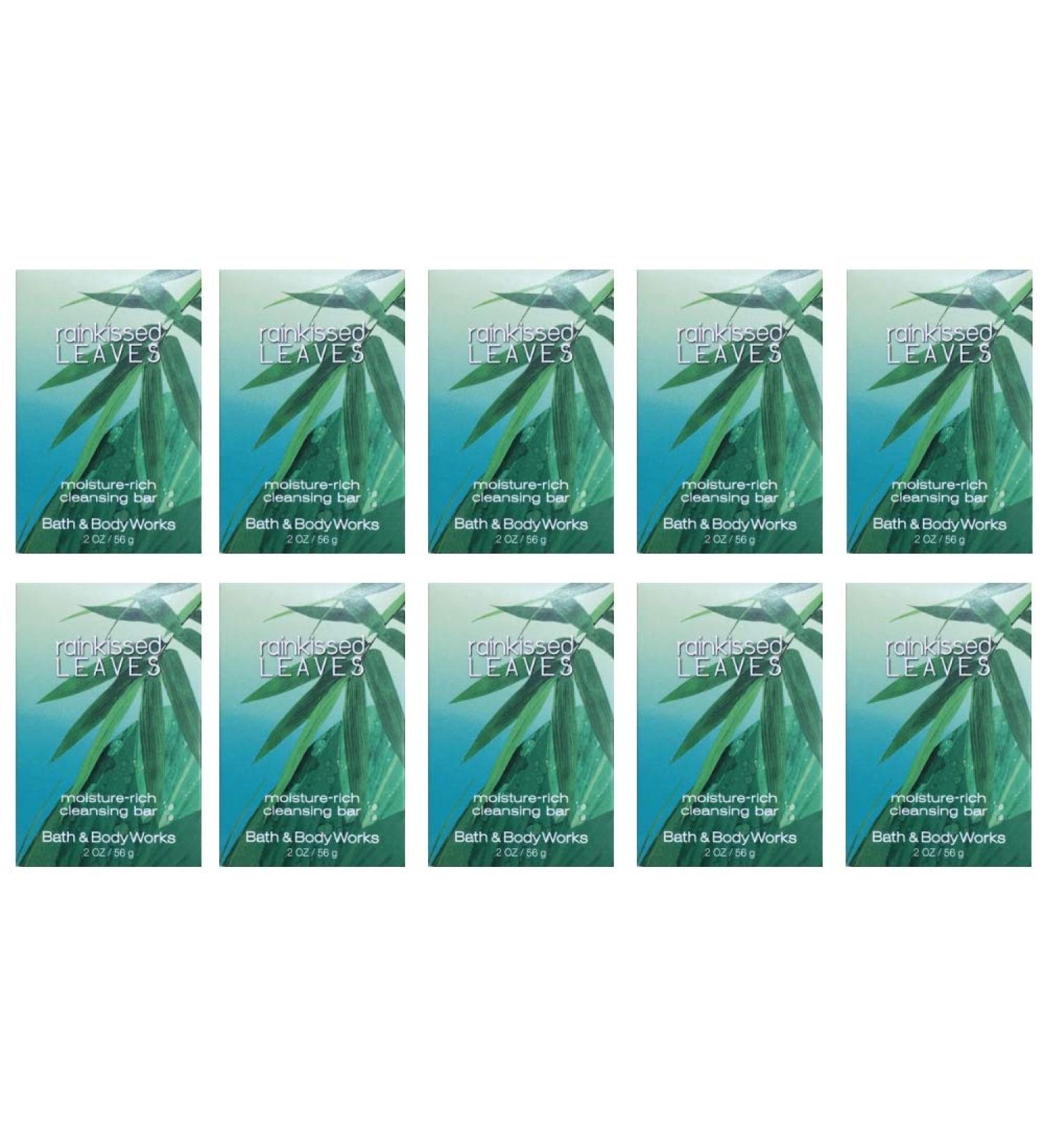Rainkissed Leaves Soaps - Set of 10 2 Ounce Soaps