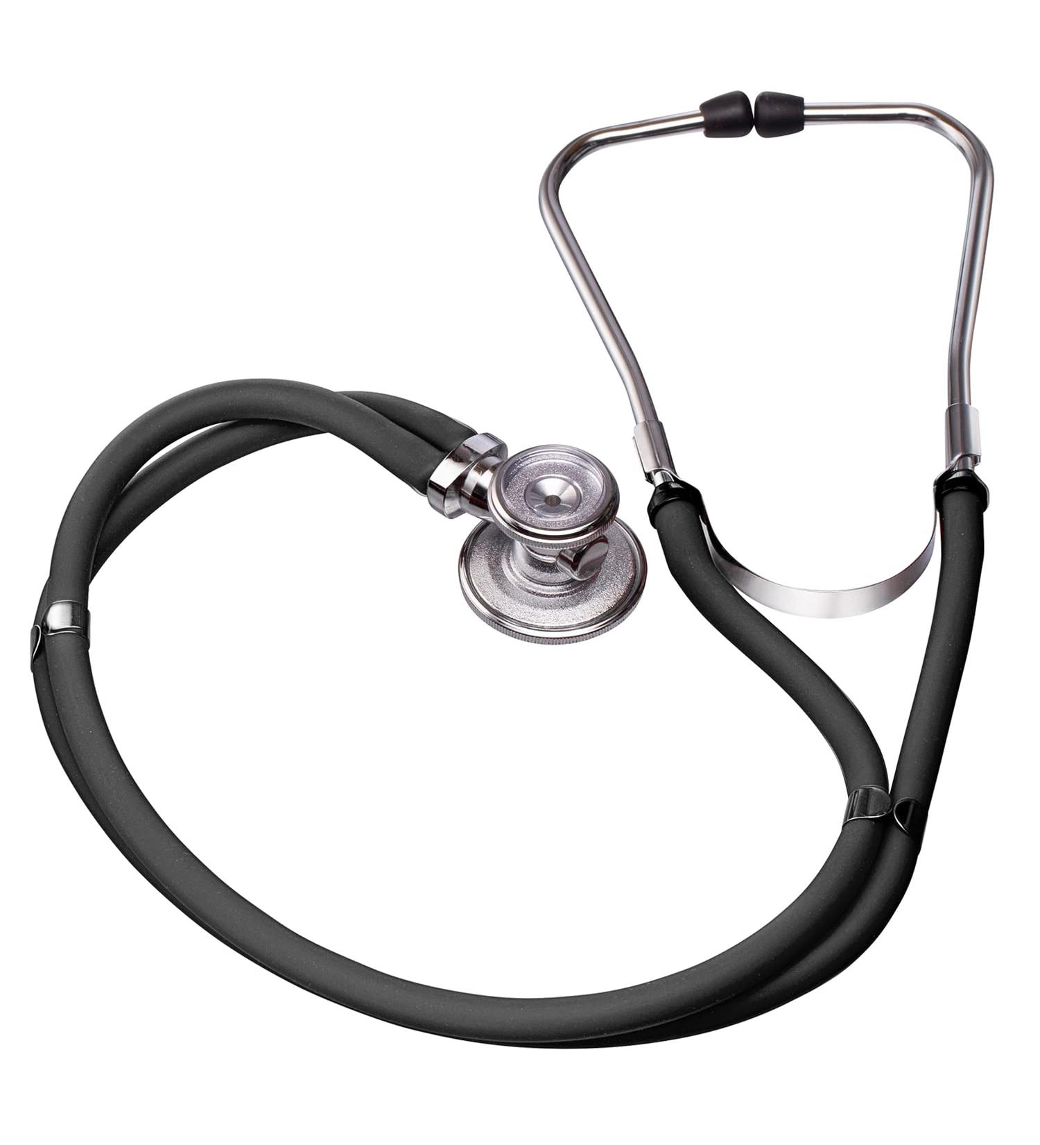 Novamedic Dual Head Sprague Rappaport Stethoscope - 30-Inch Black First Aid Stethoscope for Nurses & Doctors | Cardiac Diagnostic Medical Supplies - Buy Online on GoSupps.com