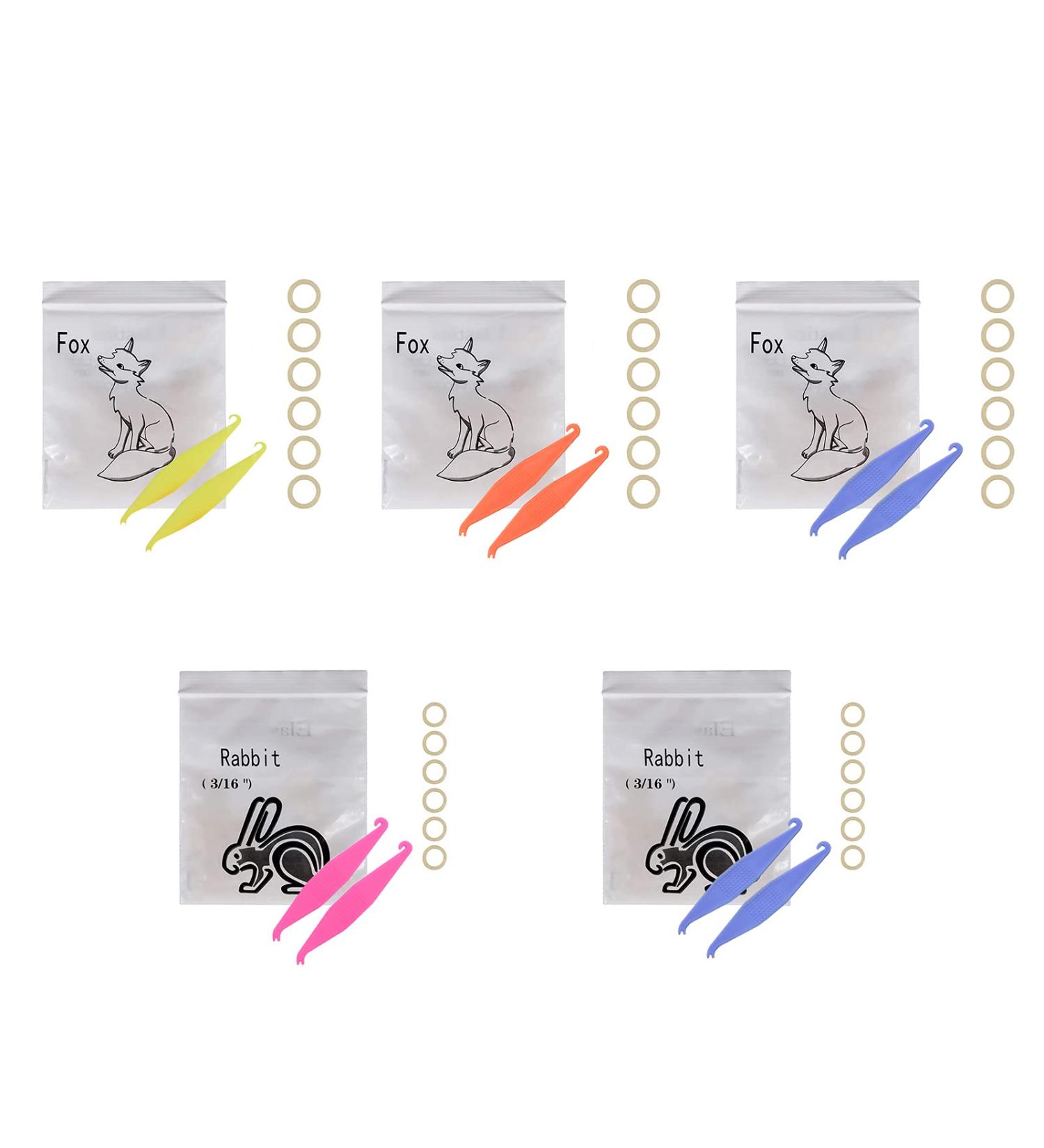 500 Pack Orthodontic Elastic Rubber Bands - Medium Size for Braces, Hair Braids, and more - Includes Free Elastic Placer - 3.5 Ounce Disposable Rubberbands - Chargenyang 1/4 3/16 Inch - Buy Online on GoSupps.com