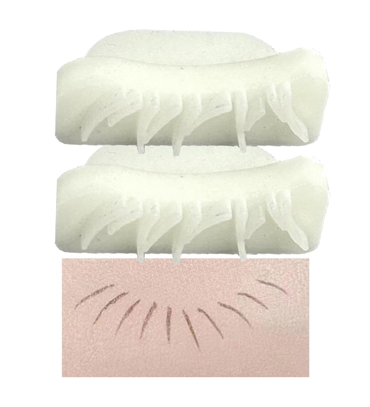 False Eyelash Stamp - Lower Lash Stamp Tool - Lashes Extension Stamp Silicone Tool Eye Makeup For Natural Look Beginners Basic Daily Life - Buy Online on GoSupps.com