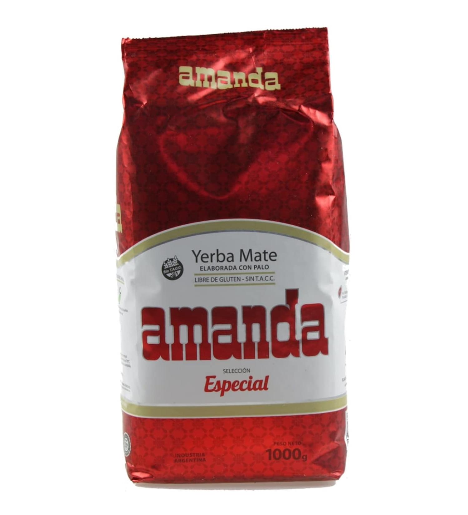 Amanda Yerba Mate Tea Selecci n Especial 1kg | Authentic Argentine Detox & Energy Drink - Buy Online on GoSupps.com