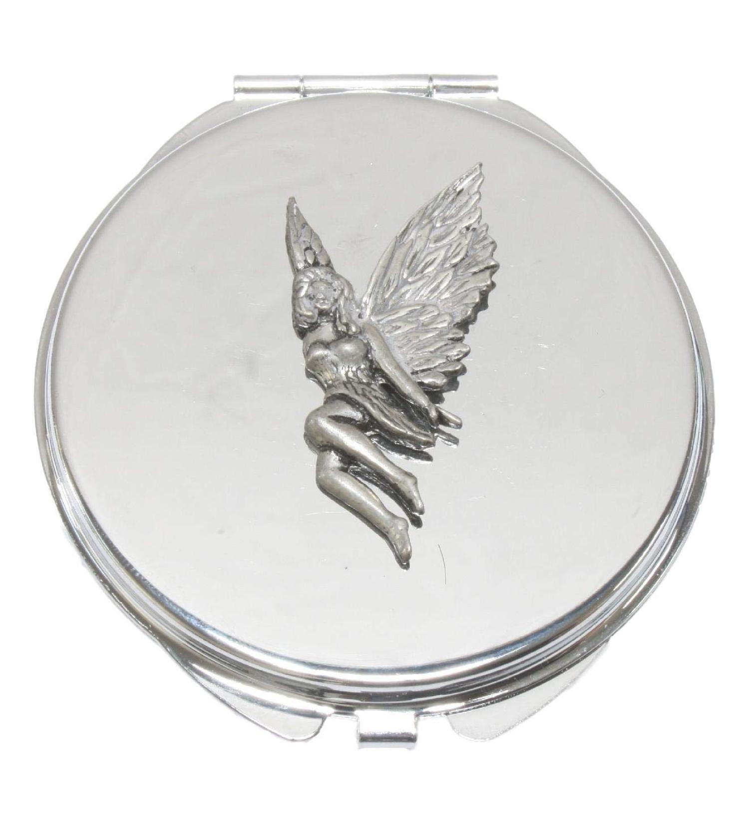 Fairy Leaf Compact Mirror Handbag Gift With Free Engraving 121 - Buy Online on GoSupps.com
