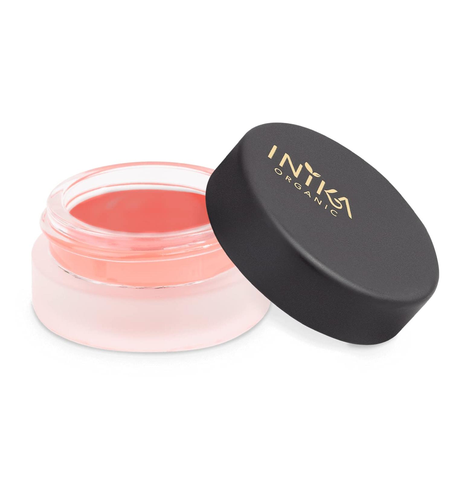 INIKA Organic Vegan Makeup - Multi-Use Cream with Almond Oil and Vitamin E Hypoallergenic Lip and Cheek Tint Natural Formula with Pure Mineral Pigments Sustainable Packaging Dusk 3.5 g