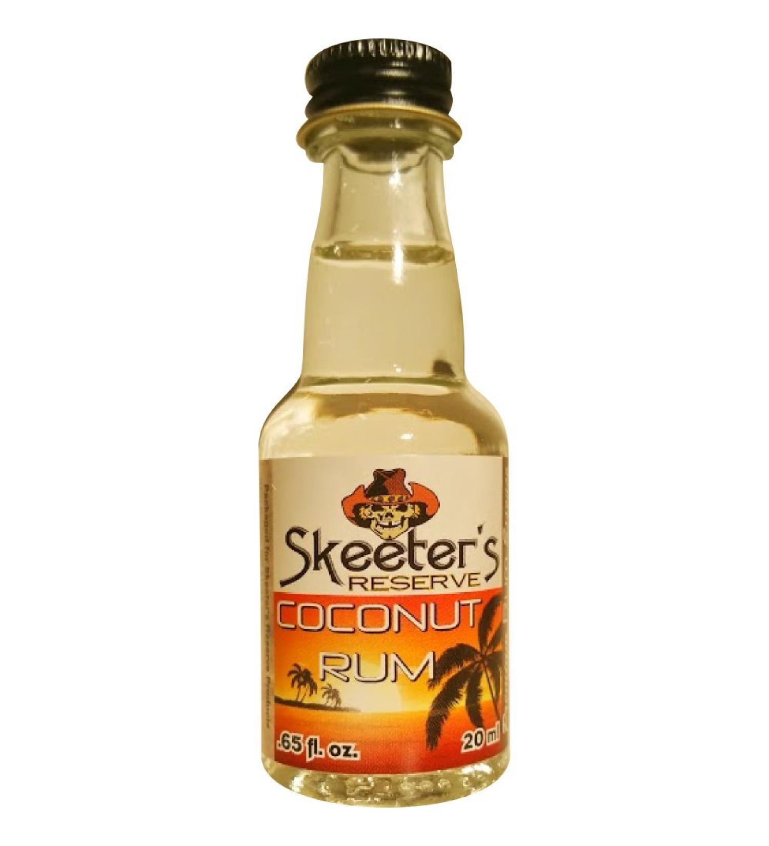 Skeeter's Reserve Coconut Rum Premium Essence - 20ml Bottle - Flavor Concentrate for Mixers & Recipes - Official Reloads for Outlaw Kit - American Oak Barrel - Buy Online on GoSupps.com