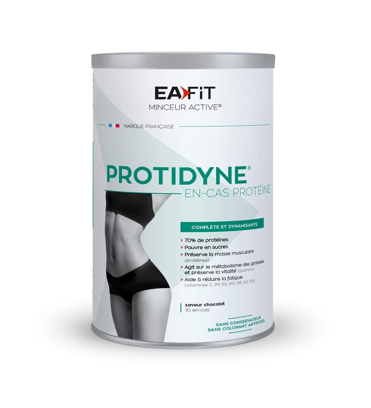 EAFIT Protidyne 320g - Chocolate - Protein Snack - Protein - Vitality - Fat Burning - Preserves Muscle Mass - Protein Slimming Drink - French Brand - Buy Online on GoSupps.com