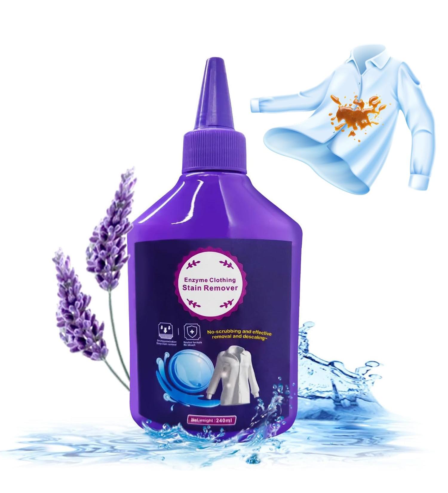 2024 Active Enzyme Stain Remover - Fast Laundry Cleaner for Clothes & Oil Stains (240ml - Buy Online on GoSupps.com