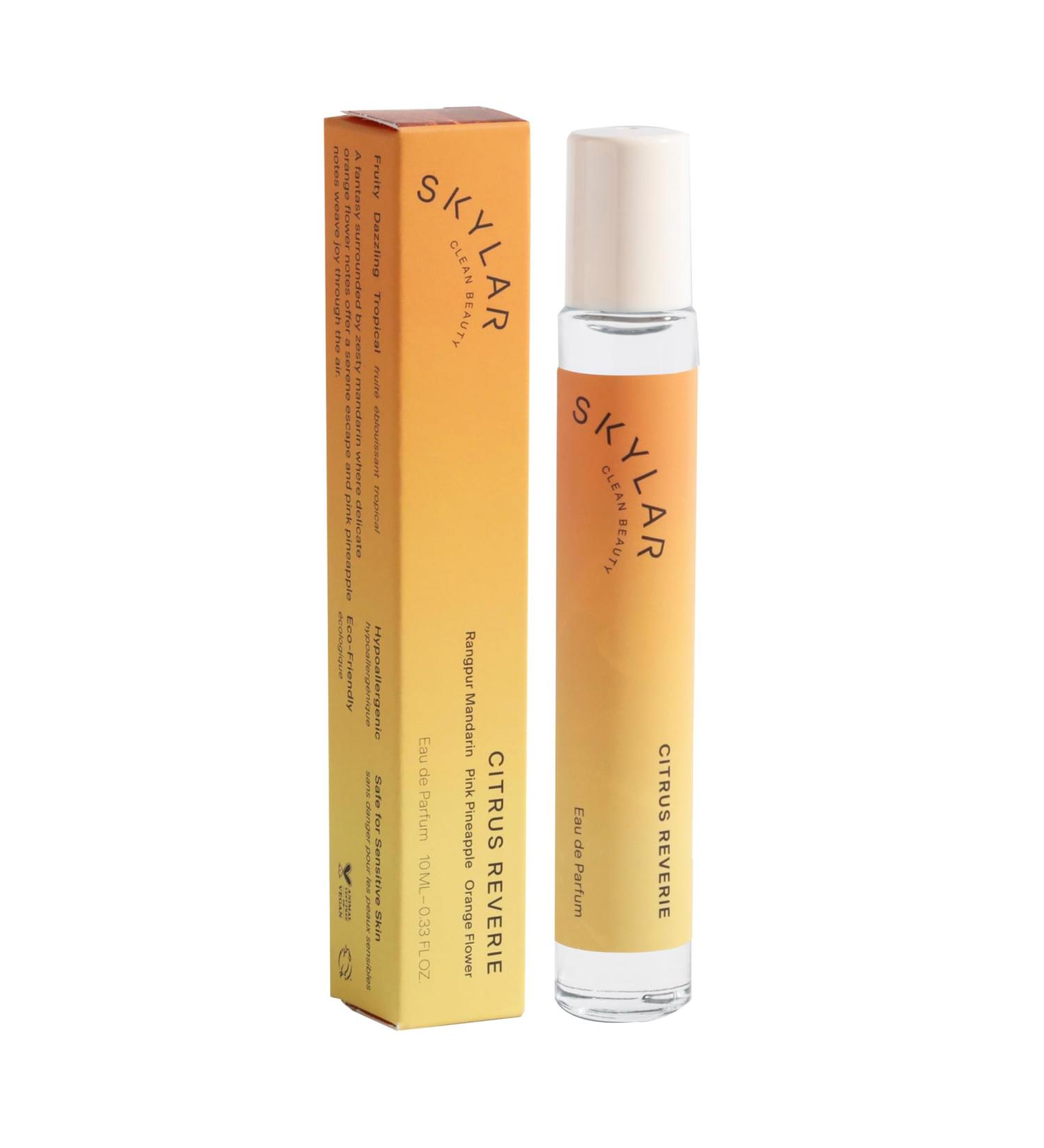 Skylar New Citrus Reverie Eau de Parfum-Hypoallergenic Clean Perfume for Women & Men Vegan Safe for Sensitive Skin-Fruity Floral Scents Madarin Orange Pinapple-10mL /.33 Fl Oz - Buy Online on GoSupps.com