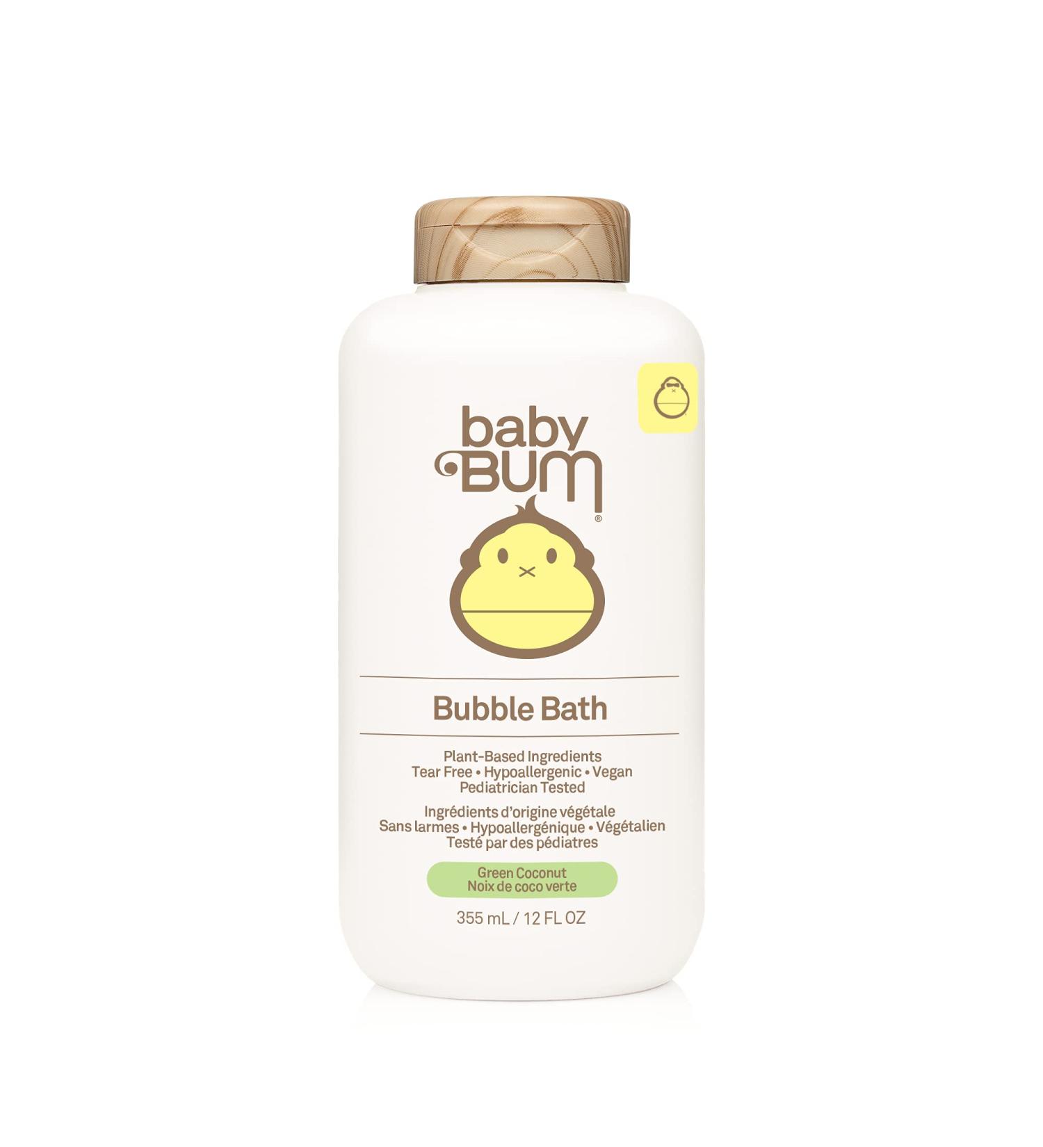 Baby Bum Bubble Bath - Natural Fragrance - Tear Free Soothing Vegan Pediatrician green coconut - 355 mL - Buy Online on GoSupps.com