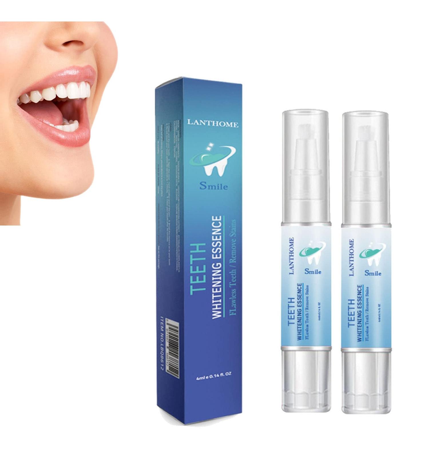 Buy Lanthome Tooth Whitening Pen - Effective Stain Removal & Brightening Gel (2PCs) - Enhance Your Smile Naturally - Buy Online on GoSupps.com