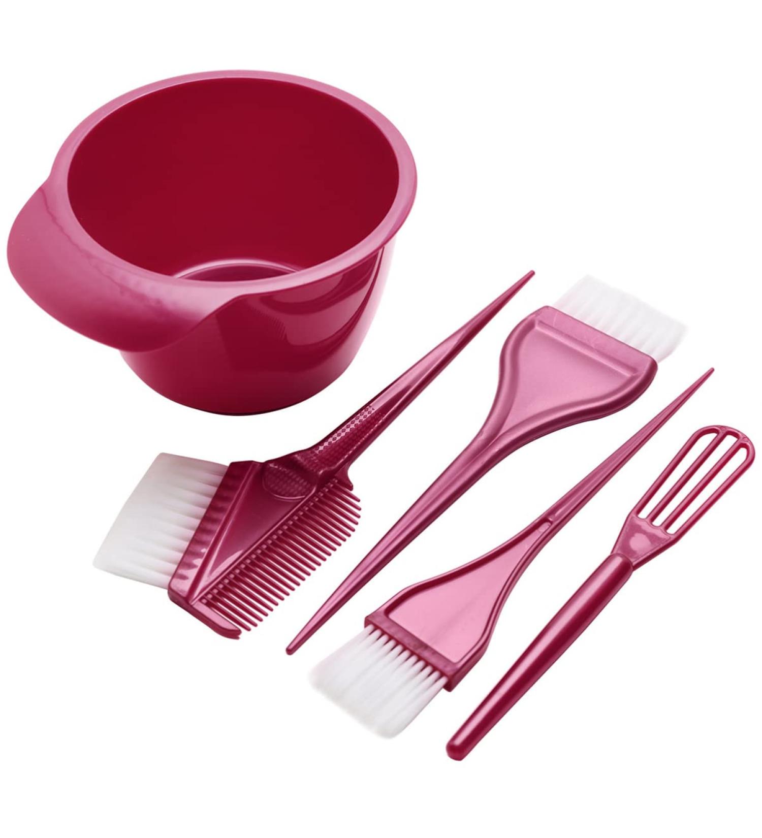 Lurrose 1 Set hairdressing tool tint color mixing bowl hair colorist tool kit Salon Hair Dyeing Kit hair color bowl hair coloring bowl DIY hair dye coloring kit household Toolkit abs - Buy Online on GoSupps.com