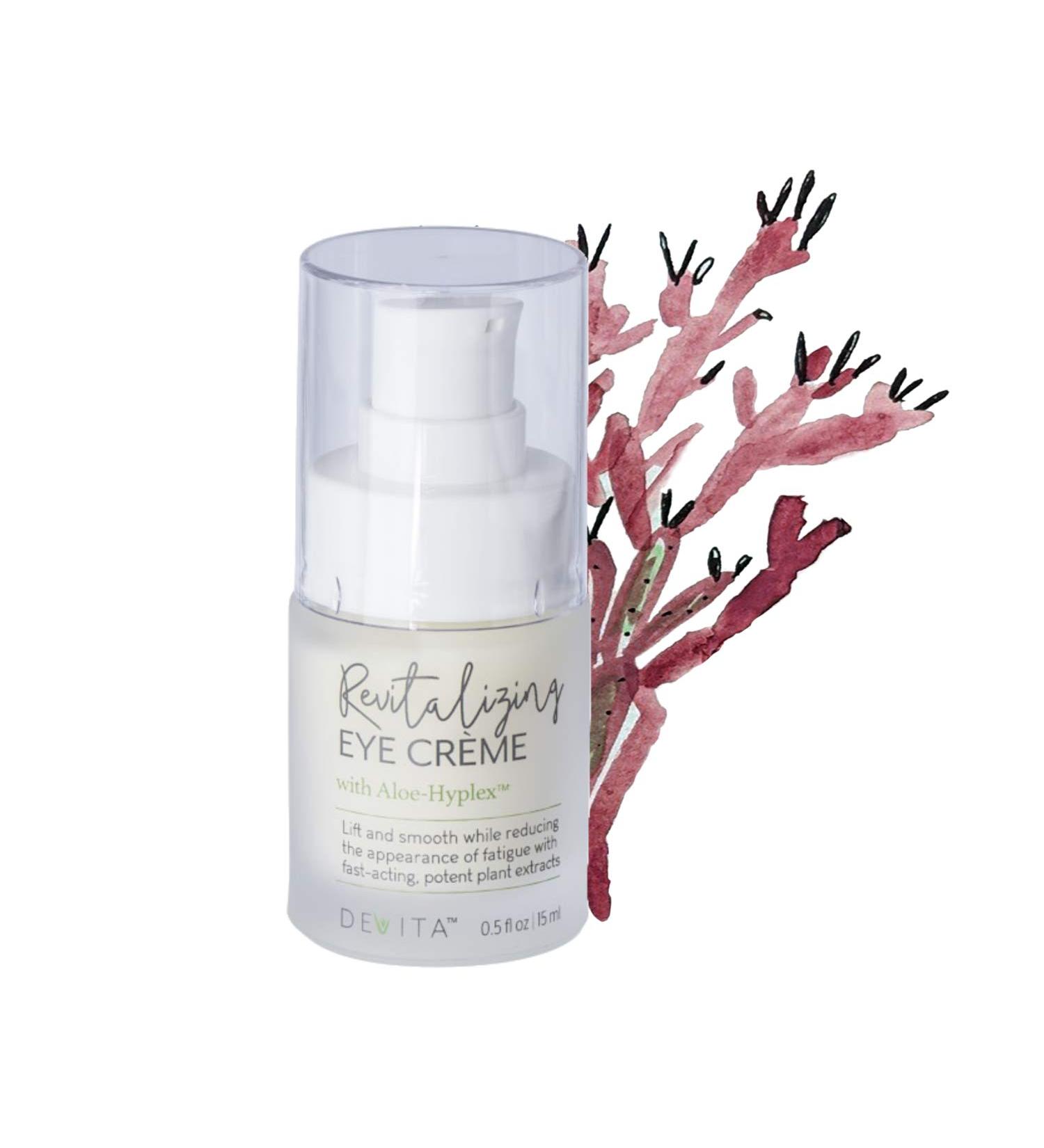 DeVita Revitalizing Eye Crأ¨me - Vegan Anti-Aging Serum with Hyaluronic Acid for Dark Circles & Wrinkles - 0.5fl.oz - Buy Online on GoSupps.com