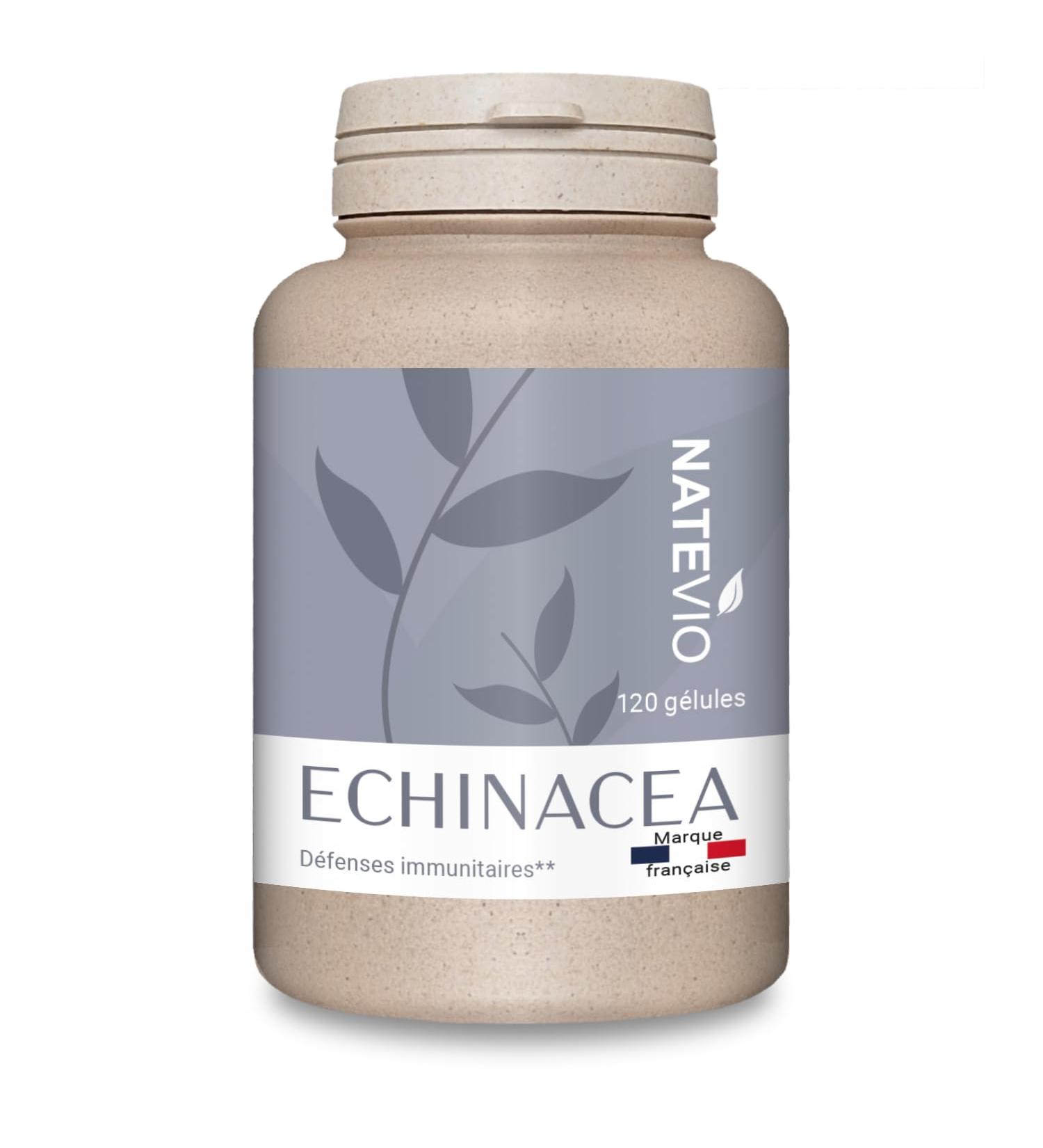Echinacea - 180 g lules naturelles - D fenses immunitaires - Fabriqu en France - Buy Online on GoSupps.com