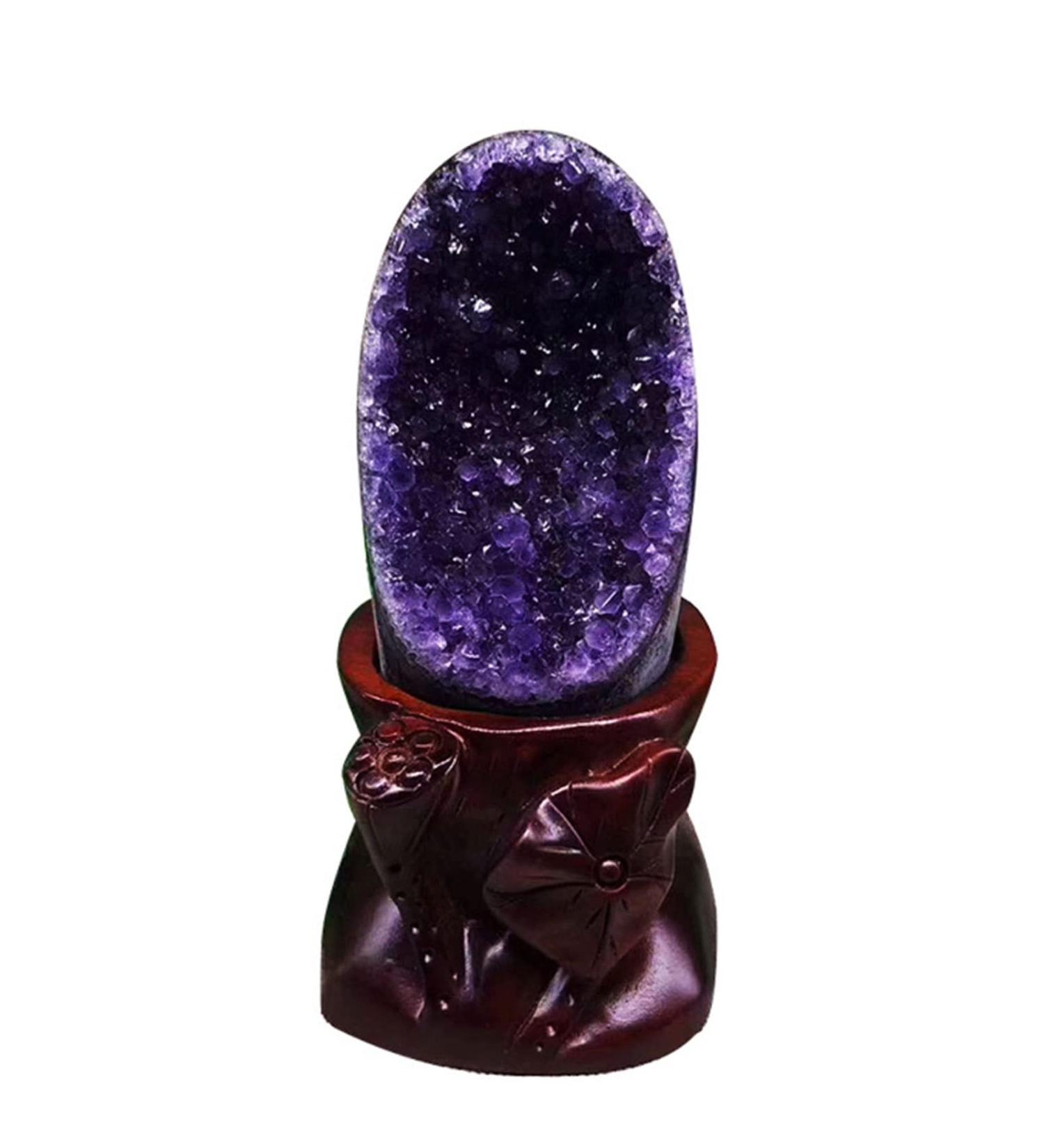 Natural Uruguay Amethyst Clusters Crystal Geode Spiritual Specimen Stone for Crystals Reiki Home Decoration 2.6lbs Gift (Size : 2.6lbs) - Buy Online on GoSupps.com