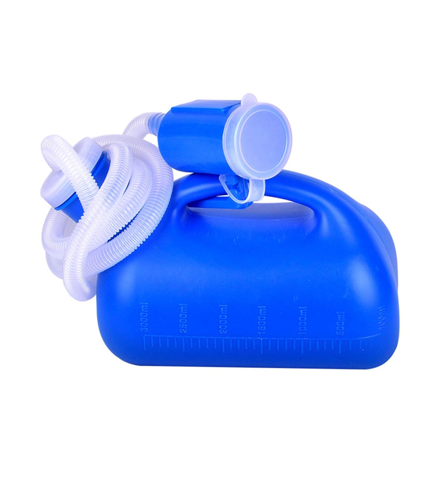 Men Urinal Men's Male Bed Urinal Pee 3000ML Collector with 1.6M Tube Convenient and Practical Urinal(OneColor) - Buy Online on GoSupps.com