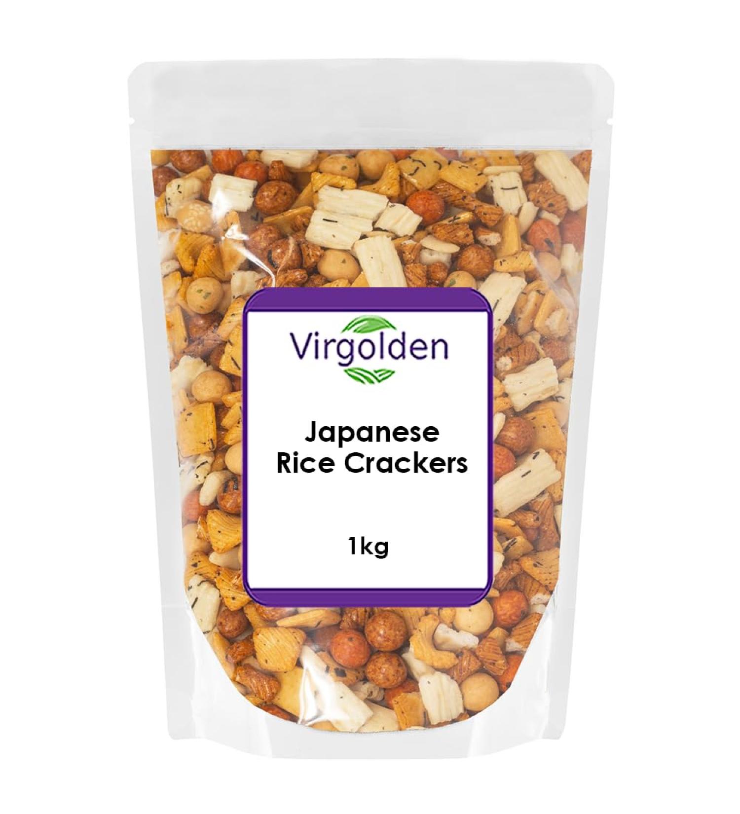 Japanese Rice Crackers 1kg by Virgolden
