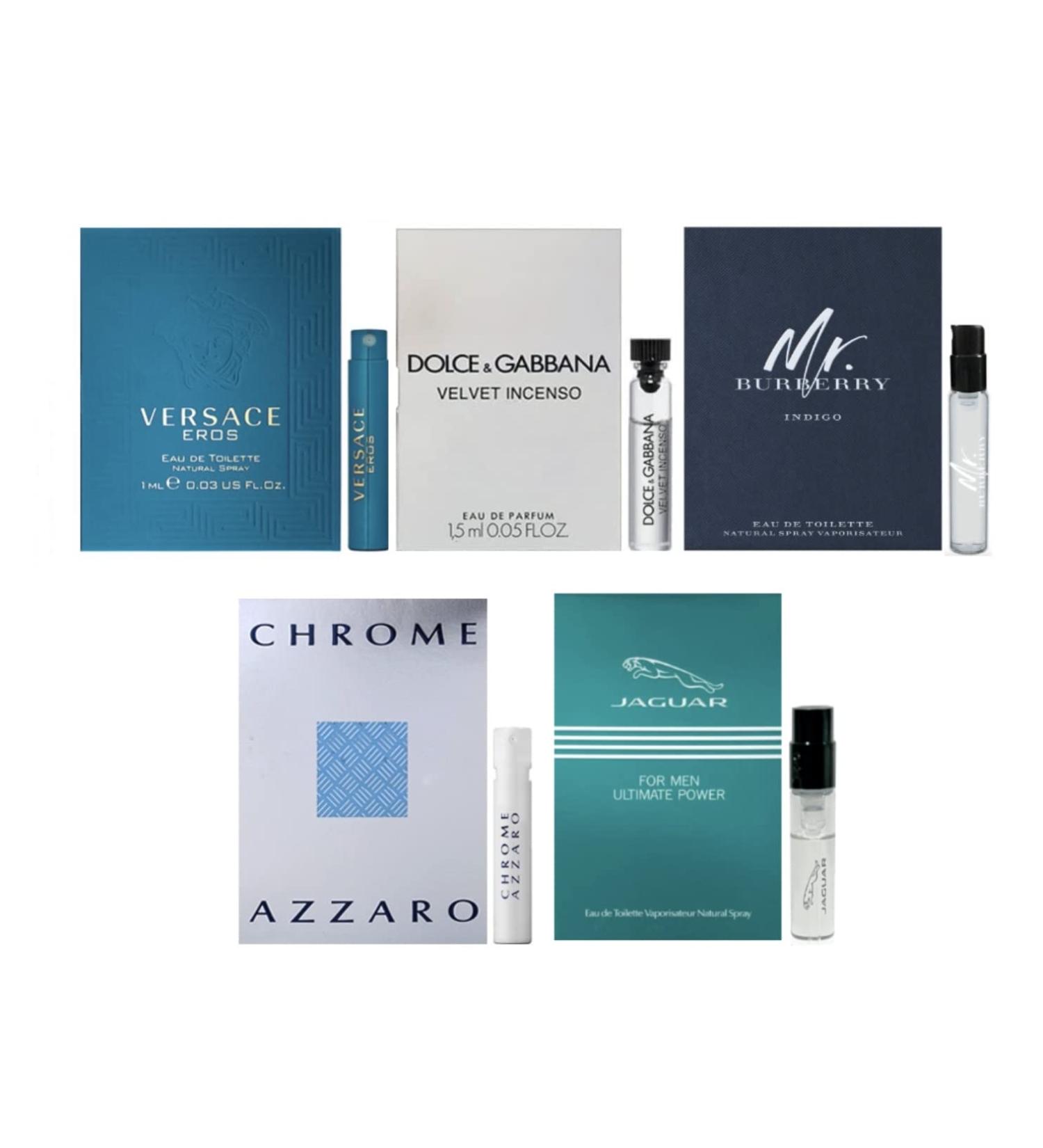 Men's High-End Designer Cologne Sampler Set - 5 Vials - Buy Online on GoSupps.com