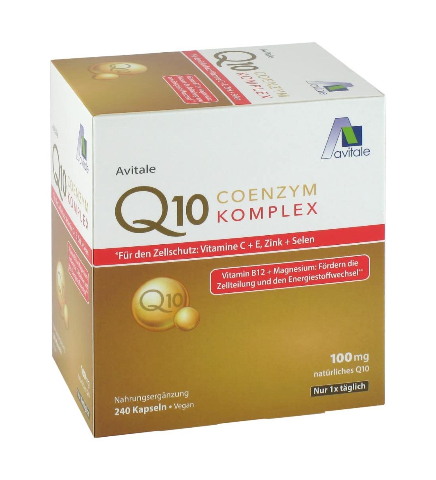 Coenzyme Q10 complex with vegetable Q10 supplemented by fermentation supplemented with vitamins and minerals to protect the cells from oxidative stress and to promote cell division*