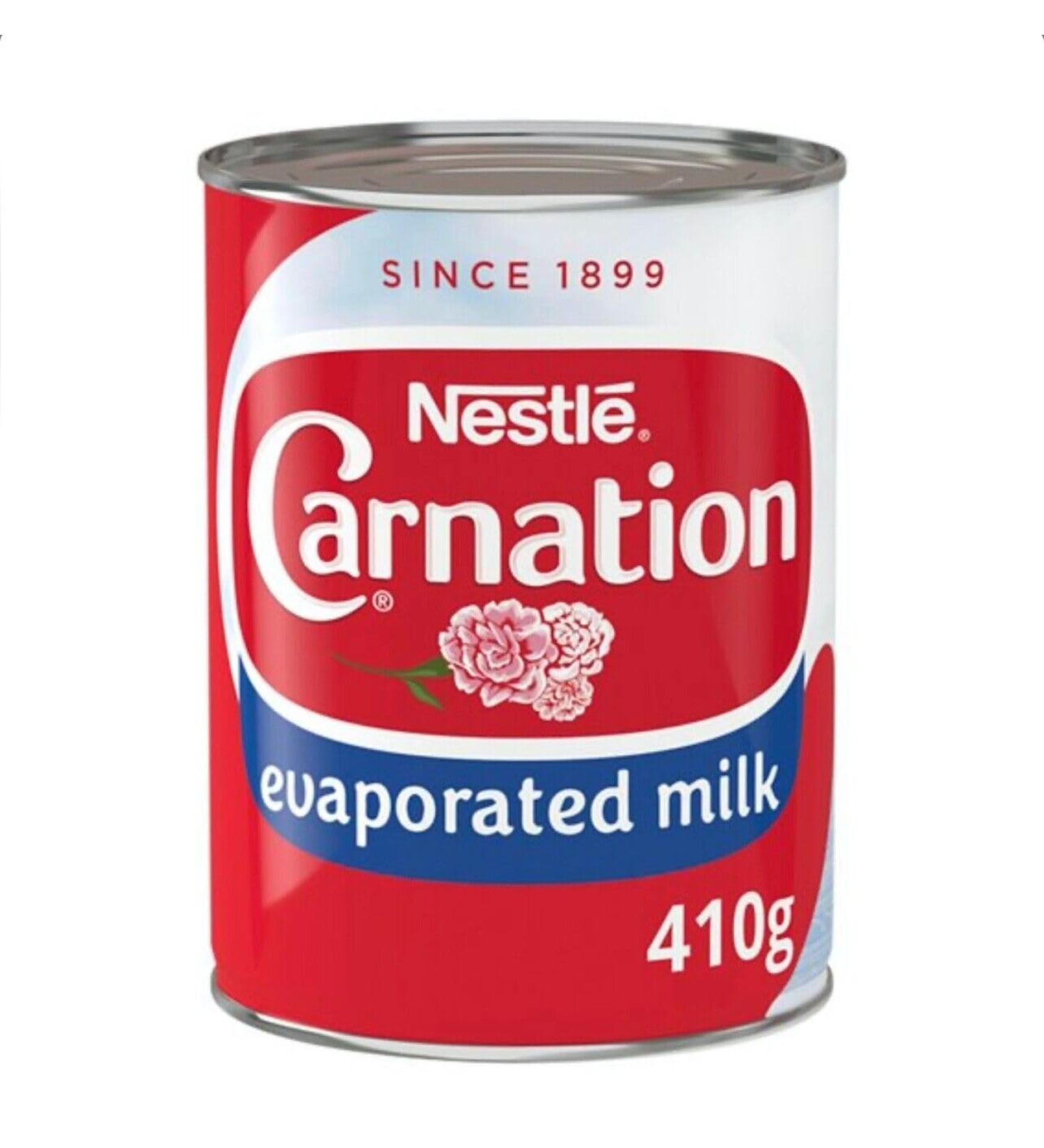 Evaporated Milk 410G-14.5 Oz Can by NestleCarnation (Pack of 6) 410.00 g (Pack of 6)