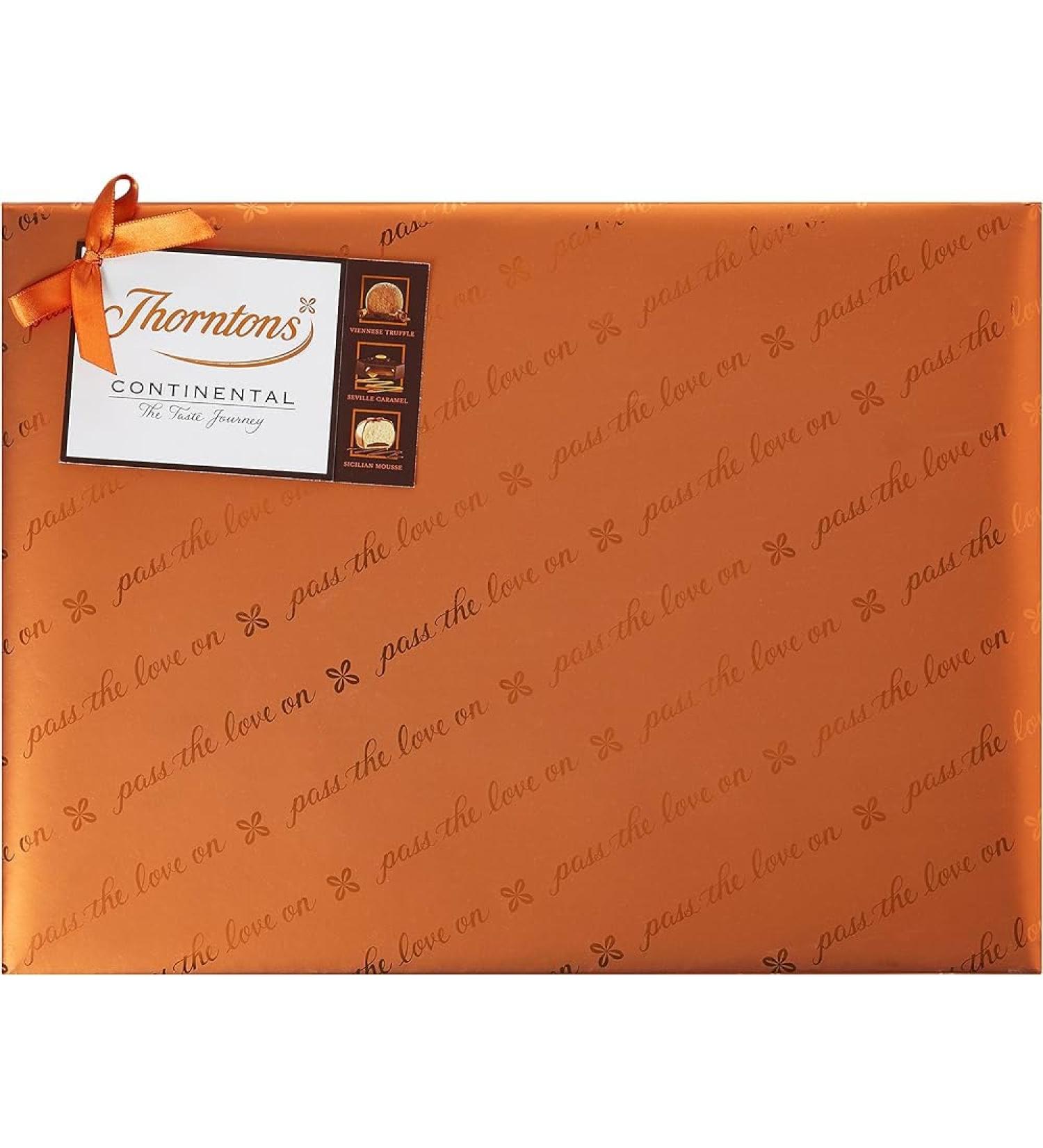 Credo Gifts Continental Chocolates Collection Gift Wrapped 264g - Bundle Consistng of Thorntons Christmas Gift Box