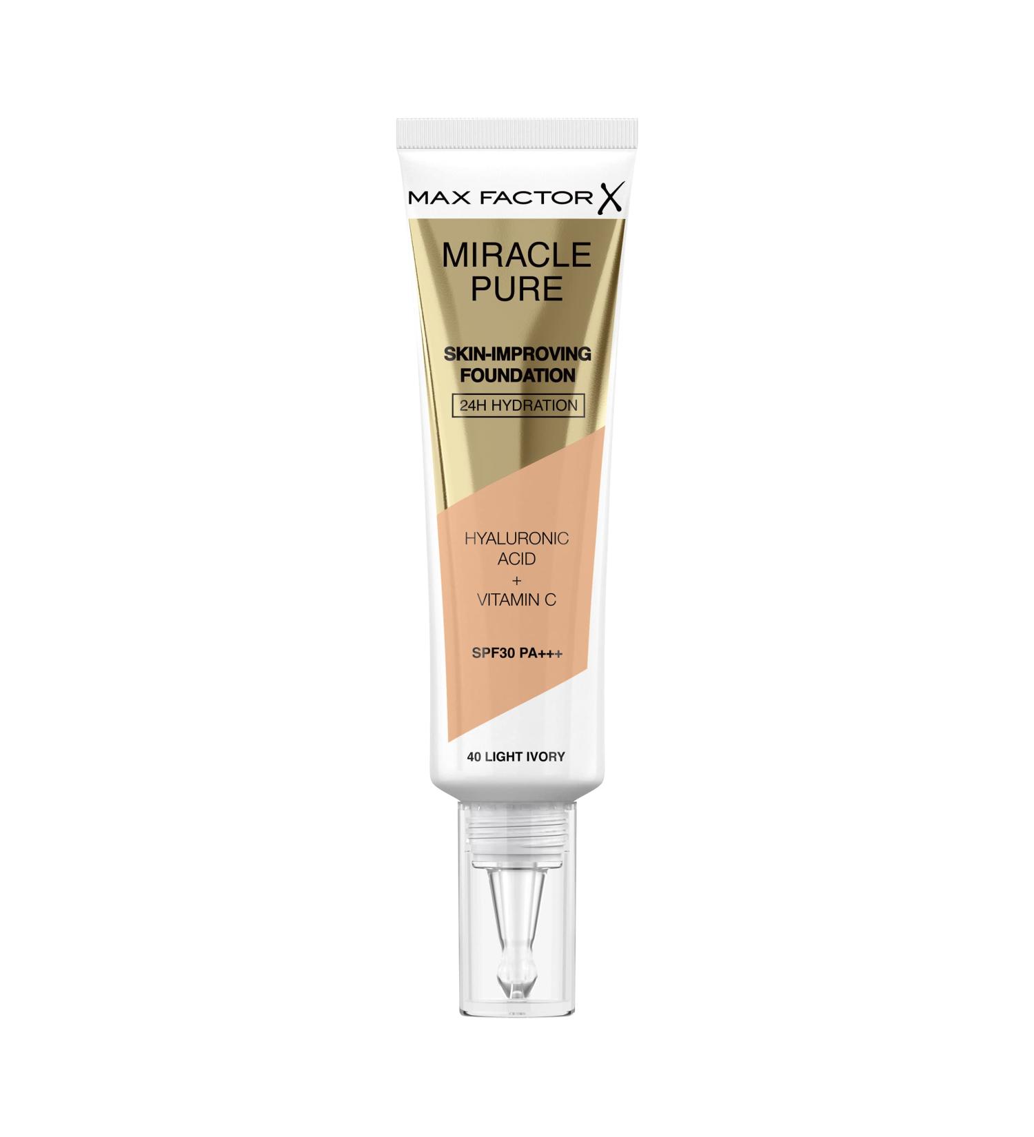 Max Factor Miracle Pure Foundation Light Ivory 40