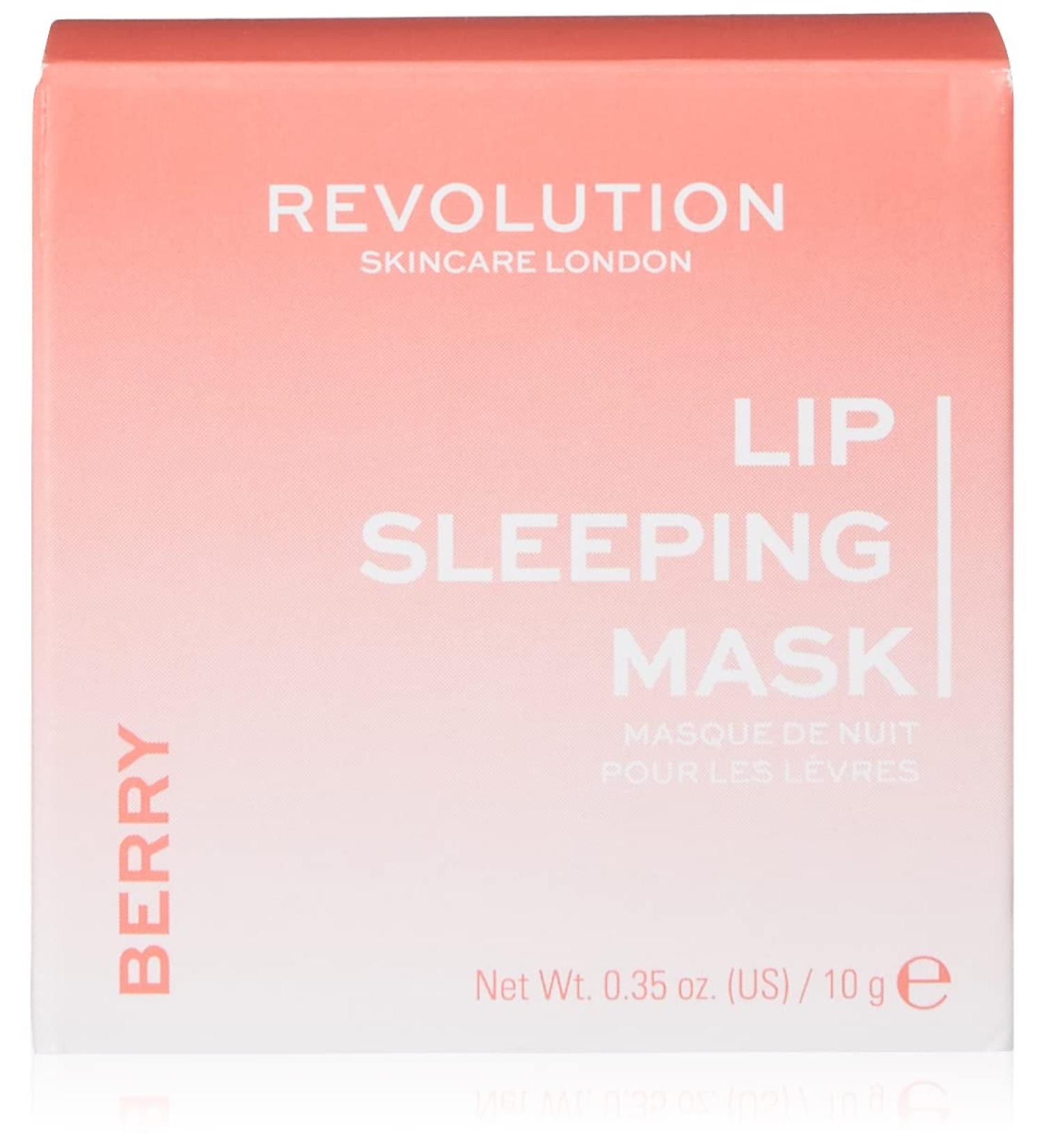 Revolution Skincare London Lip Sleeping Mask - Berry 10g | Hydrating Overnight Care for Soft Lips - Buy Online on GoSupps.com