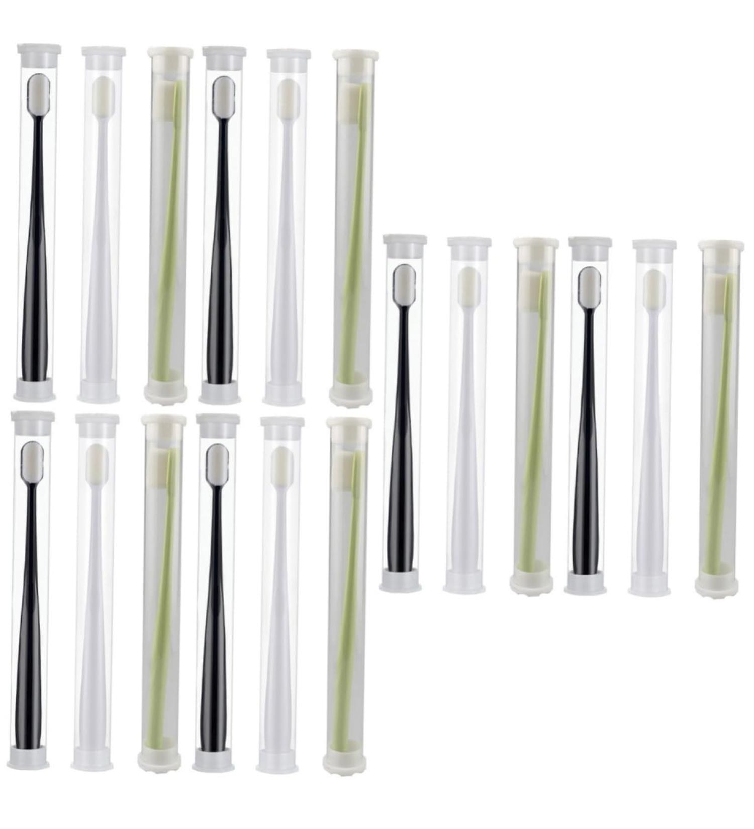 Shop Minkissy Nano Toothbrushes for Pregnant Women - Sensitive Soft Manual Brushes for Adults - 18-Piece Set - Buy Online on GoSupps.com