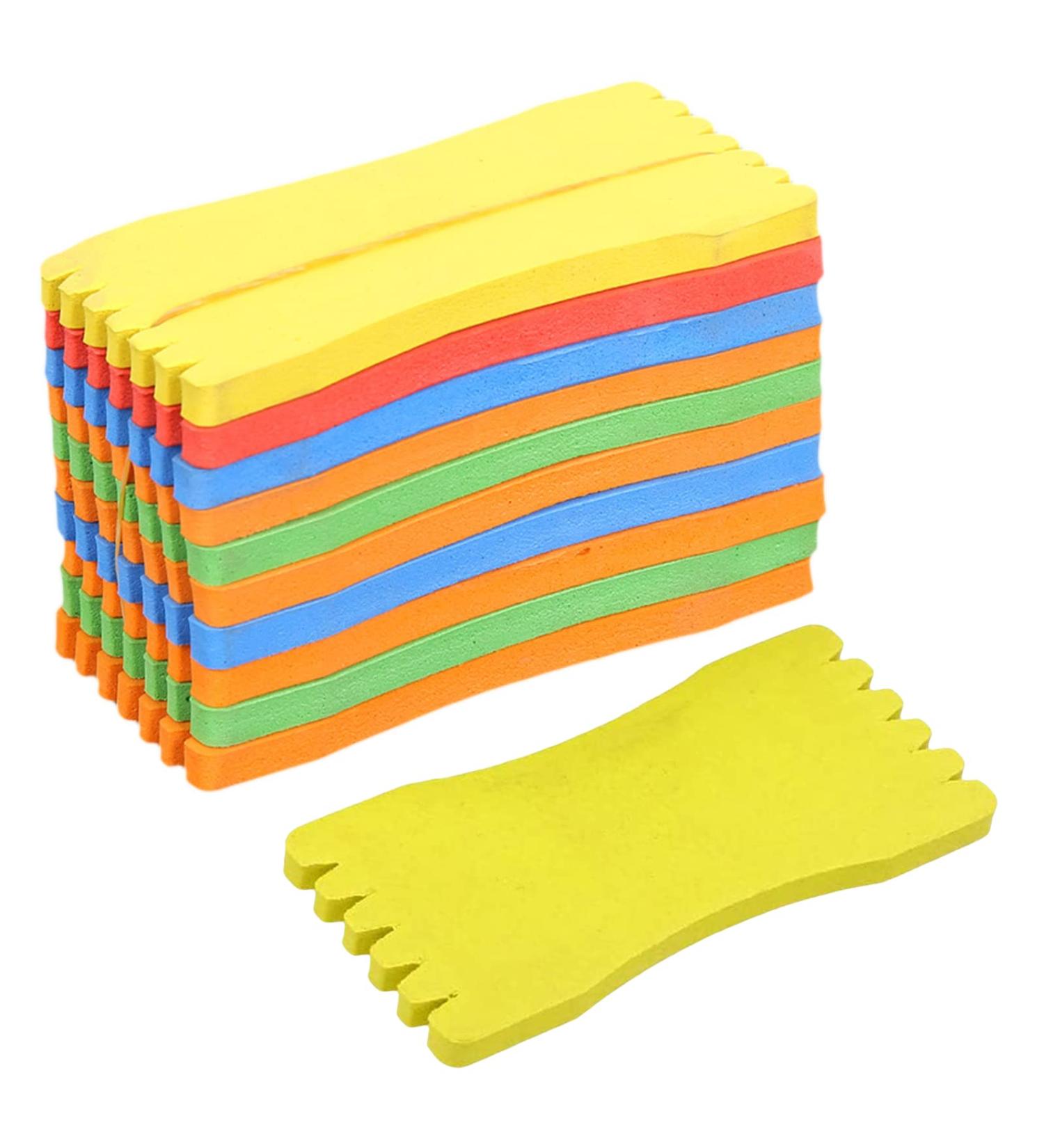 Mikiuly Raupwicker Angel Fishing Cord Foam Plate - 10 Pack 4x8cm - Organize Hooks & Cords for Comfortable Fishing Tours - Buy Online on GoSupps.com