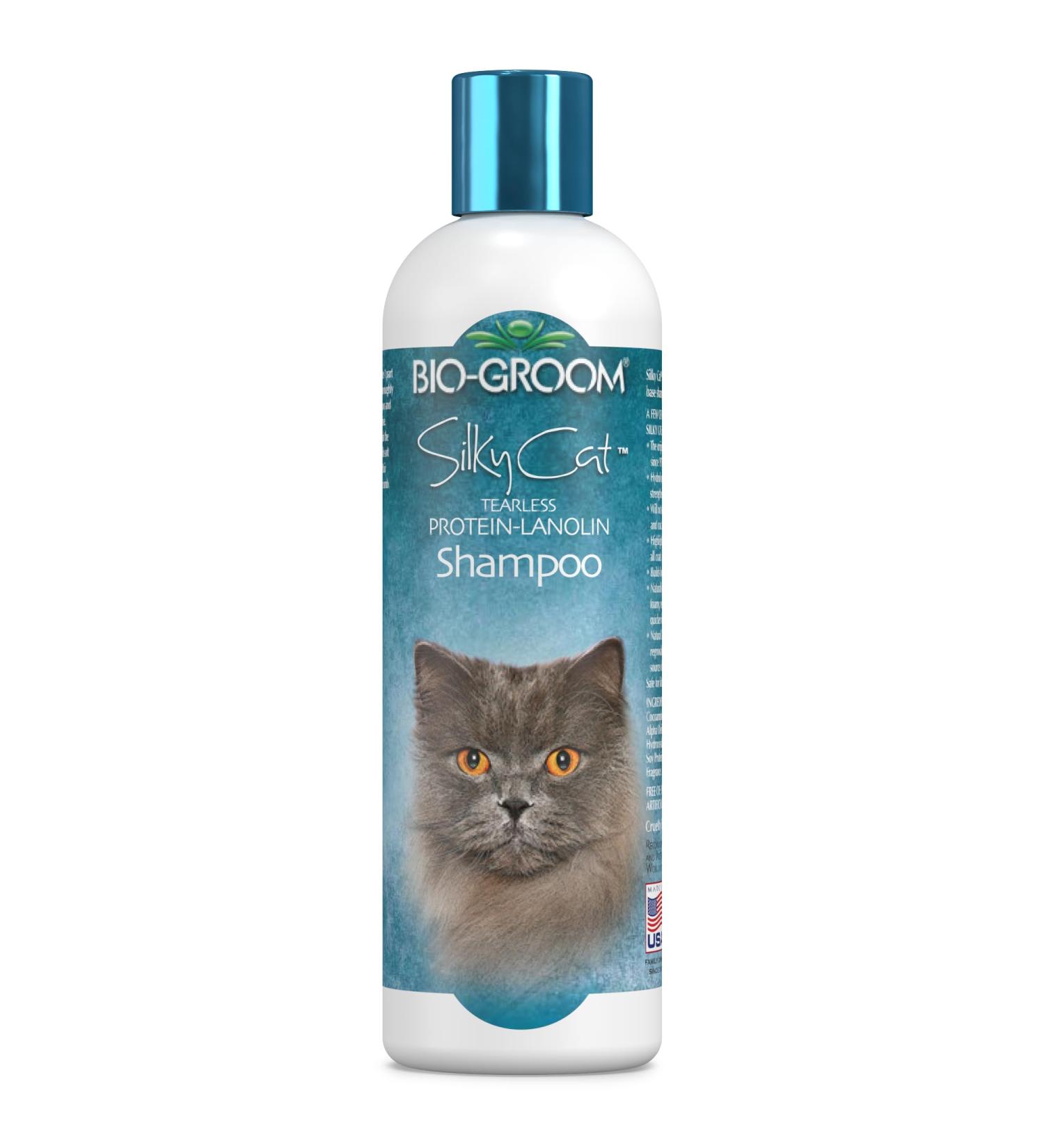Organic Groom Protein Lanolin Shampoo - Tearless Cat Shampoo 236ml | Cleans Maintains & Prevents Dryness - No Parabens or Artificial Agents - Buy Online on GoSupps.com