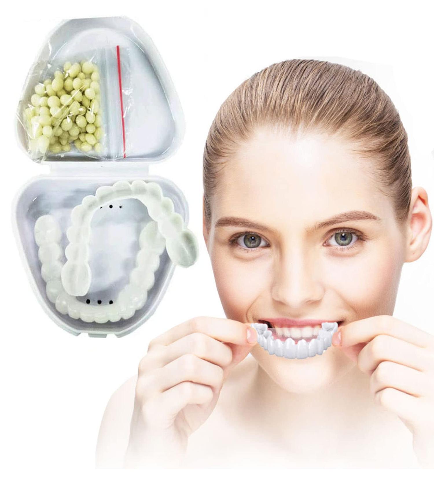 Buy WTTFC Temporary Deans - Cosmetic Teeth Dental Repair Kit | Instant Veneers & Granules for Missing Broken Tooth | International Shipping - Buy Online on GoSupps.com