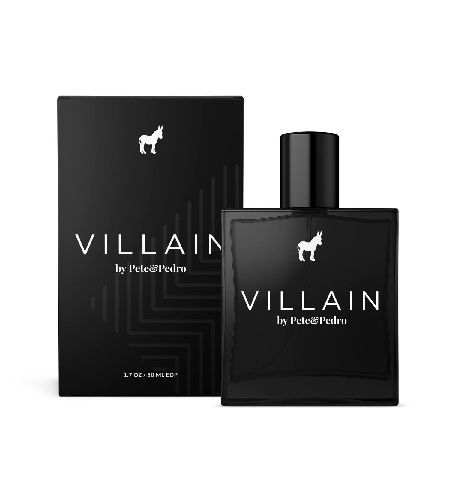 Pete & Pedro VILLAIN - Eau De Parfum | Inspired by T.Ford Tobacco & Vanille Fragrance - Tobacco and Vanilla with a Burst of Spice & Woods Men's Cologne | As Seen on Shark Tank 1.7 oz. c) VILLAIN edp - Buy Online on GoSupps.com